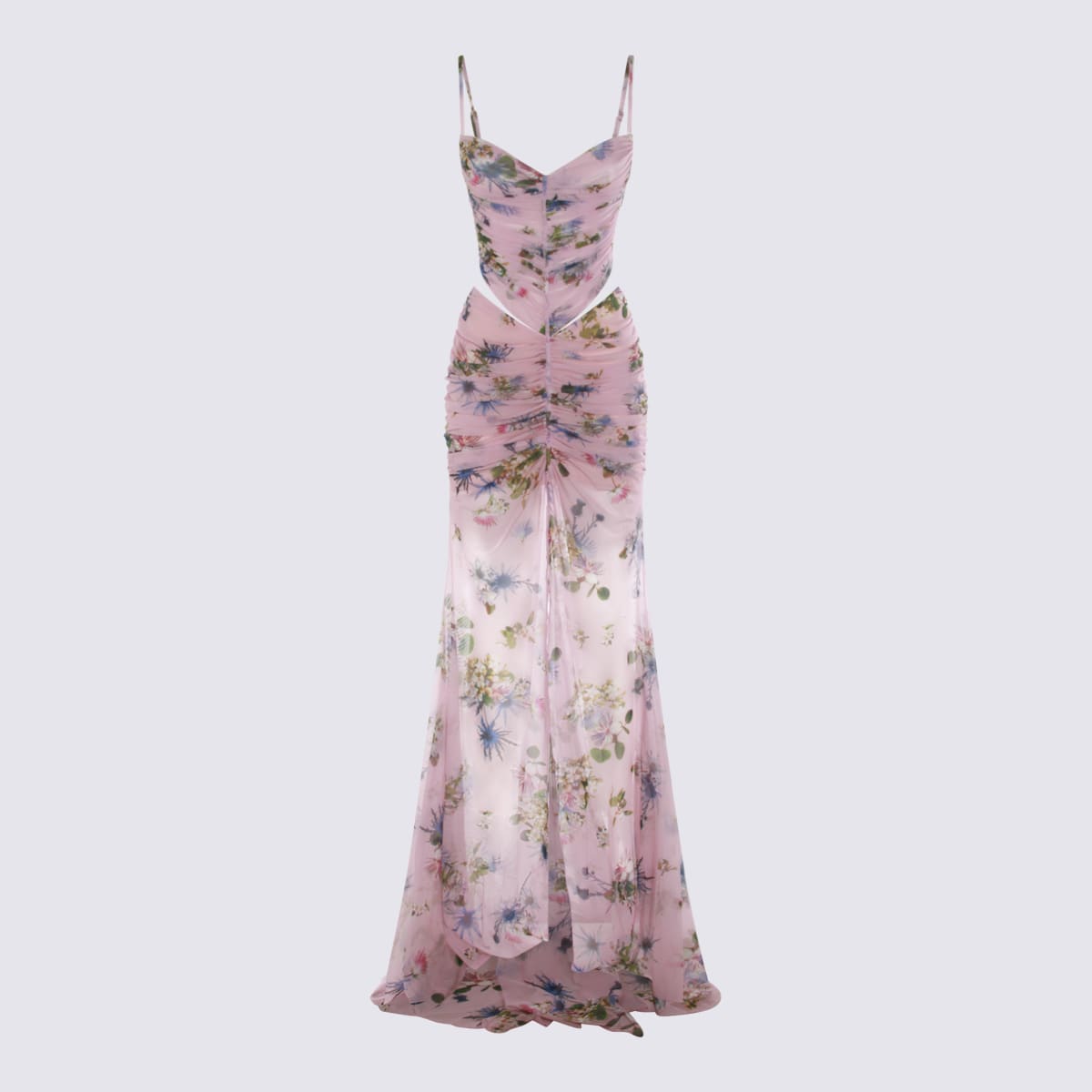 Blumarine Pink And Blue Dress
