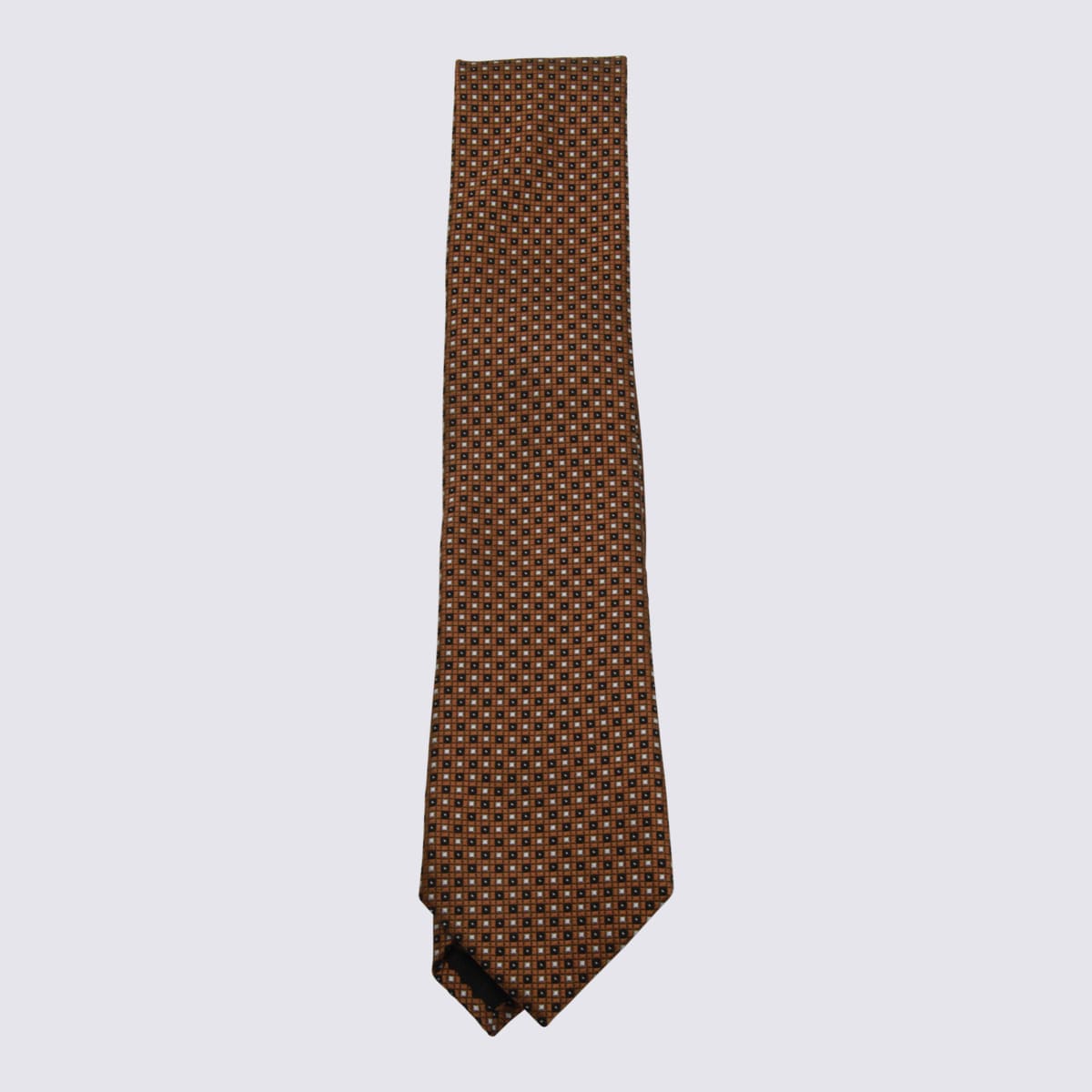 Zegna Beige Silk Tie