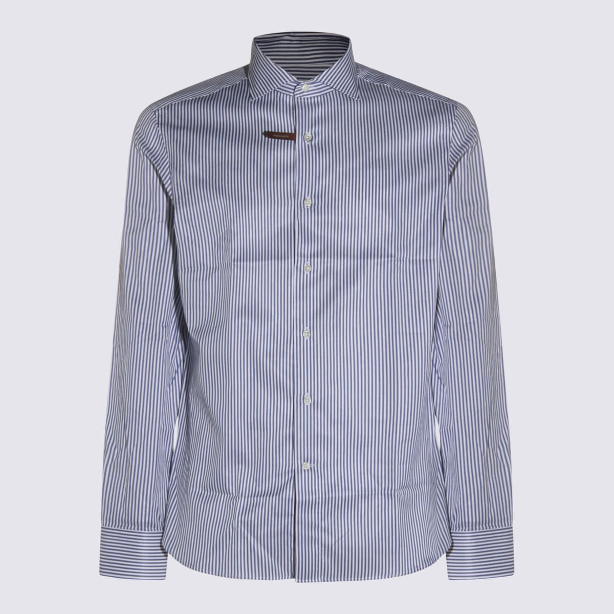 Canali Light Blue Cotton Shirt