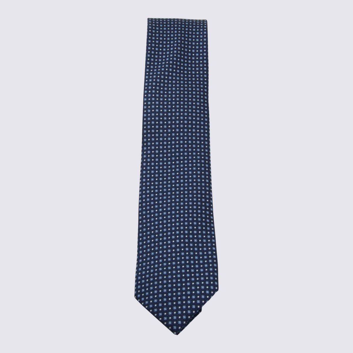 Zegna Blue Silk Tie