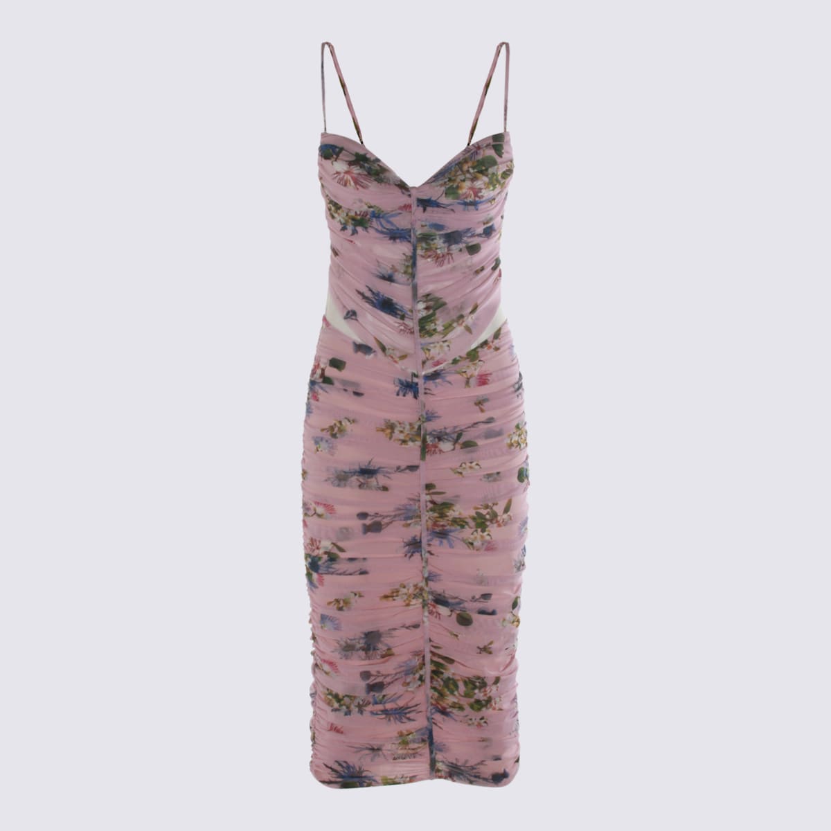 Blumarine Pink And Blue Dress