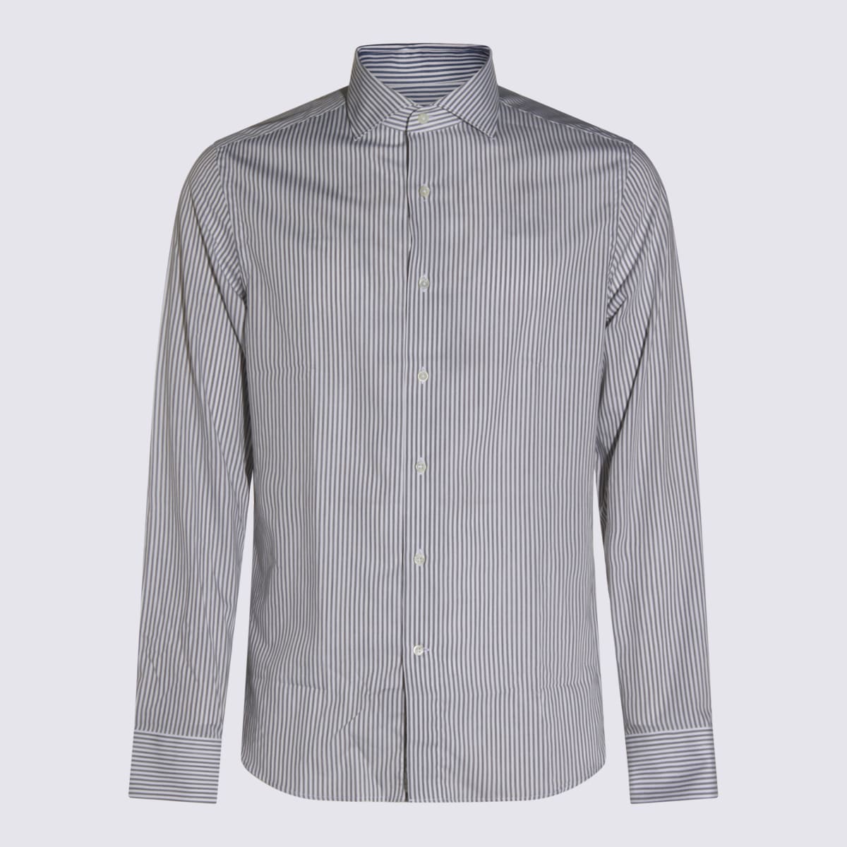 Canali Light Blue Cotton Shirt