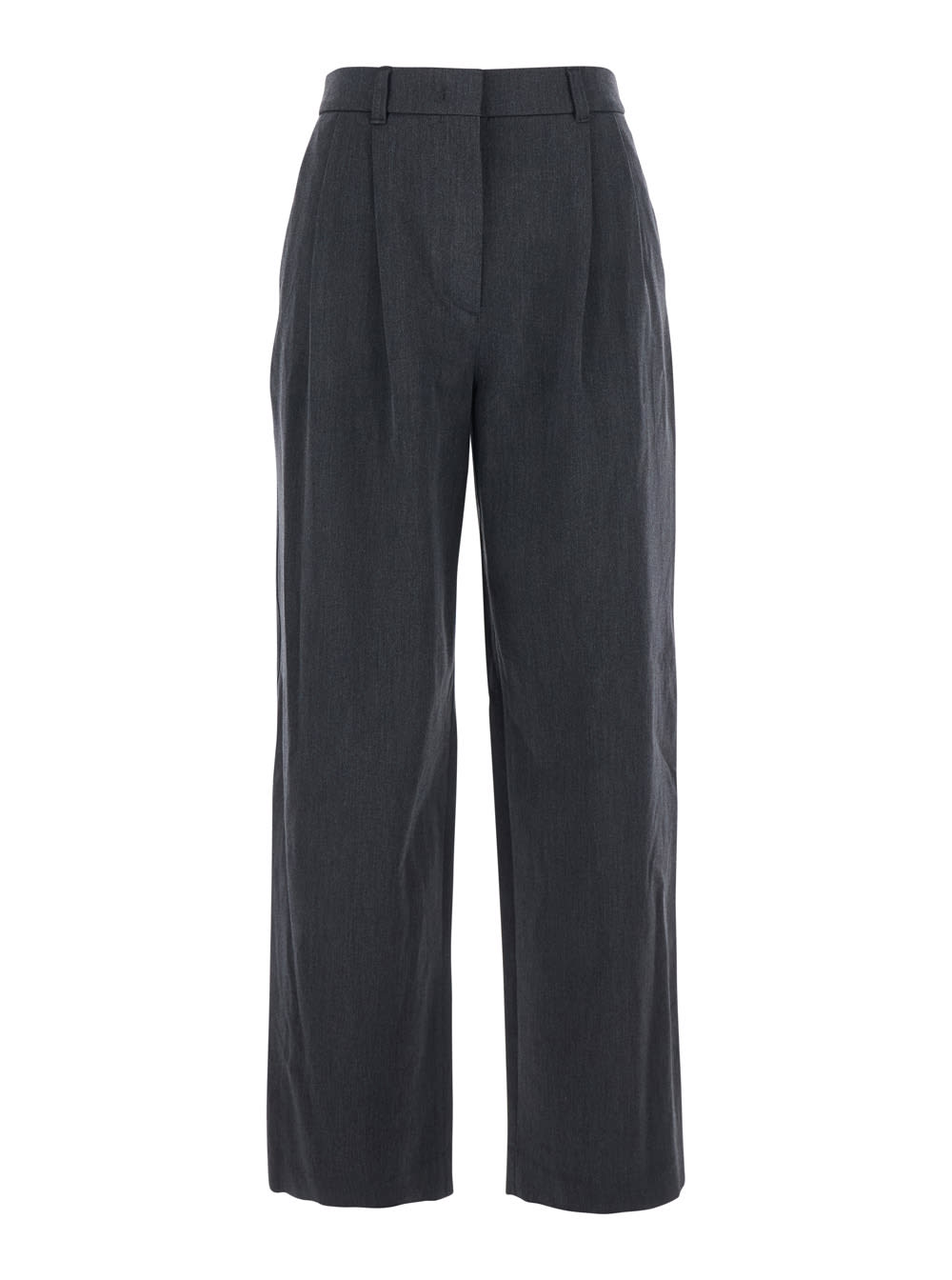 Dunst Double Pleated Wide Slacks