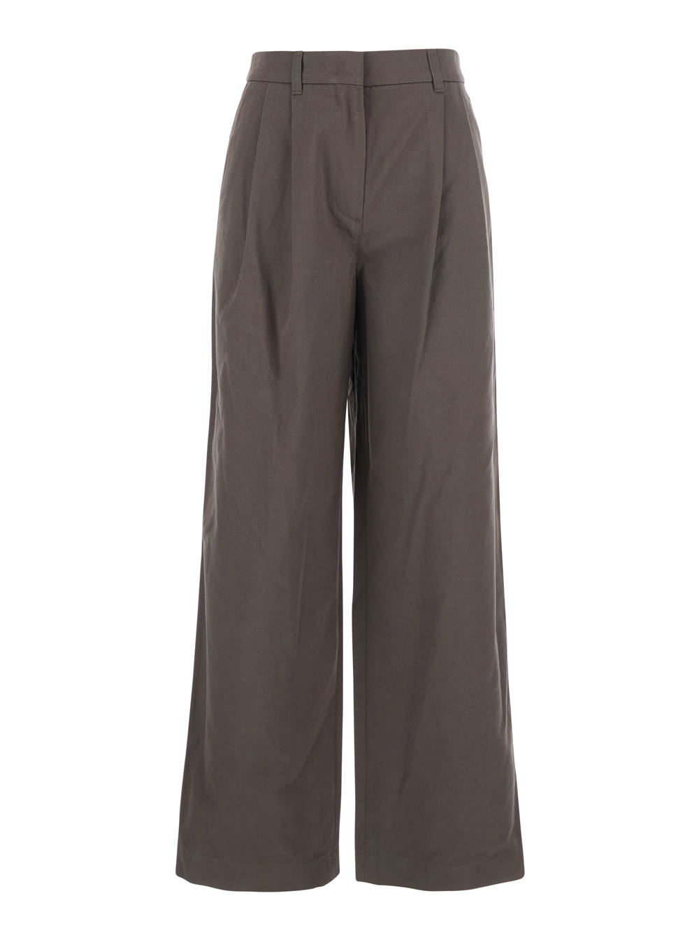 Dunst Double Pleated Wide Chino Slacks