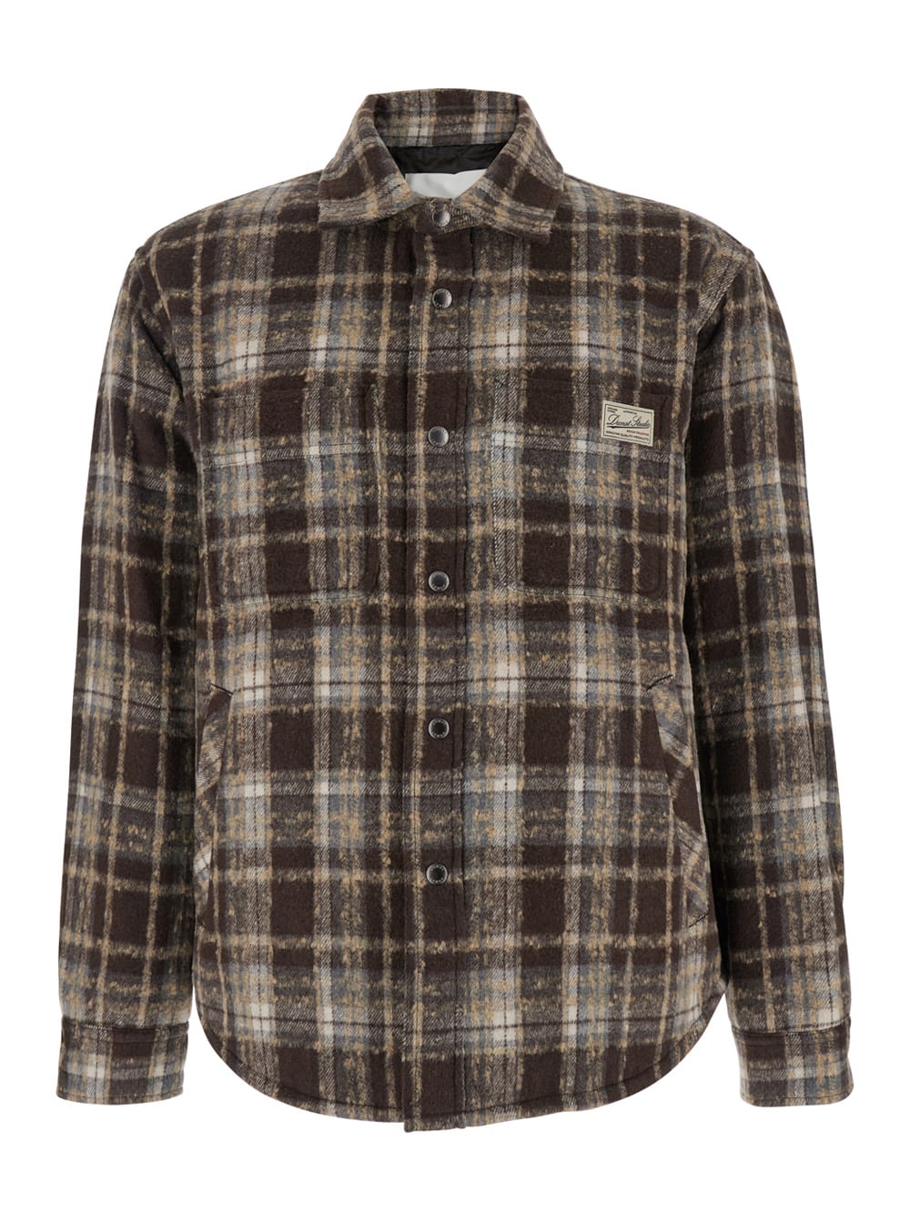 Dunst Unisex Quilted Check Flannel Shirt