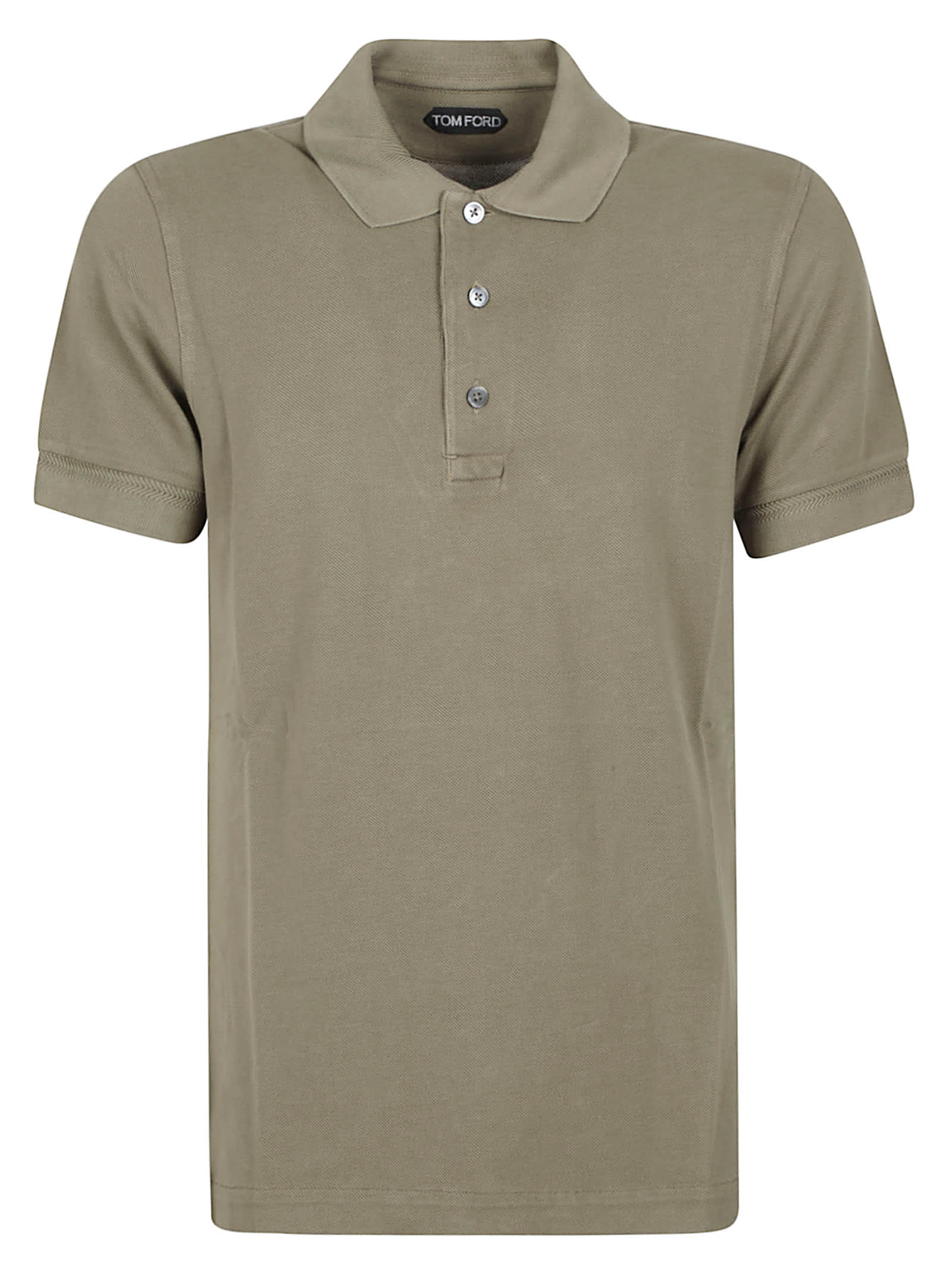 Tom Ford Piquet Short Sleeve Polo Shirt