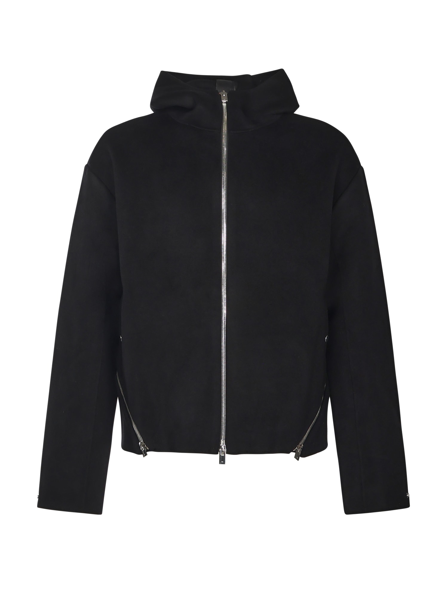 Heliot Emil Wool Zip-up Jacket