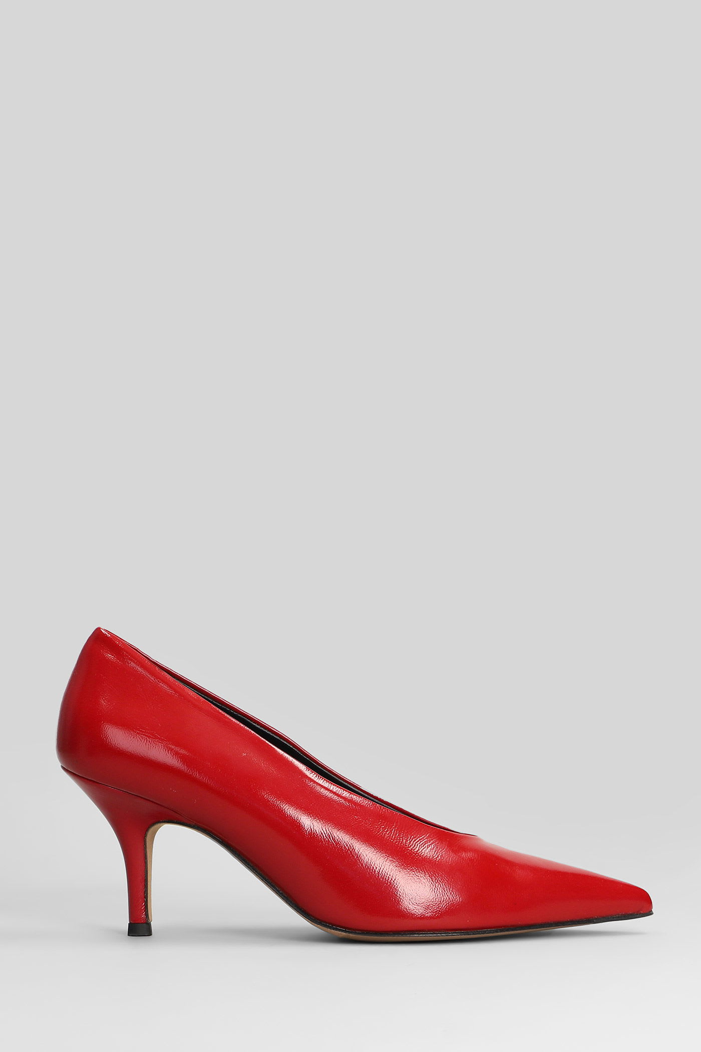 The Seller Pumps In Red Leather