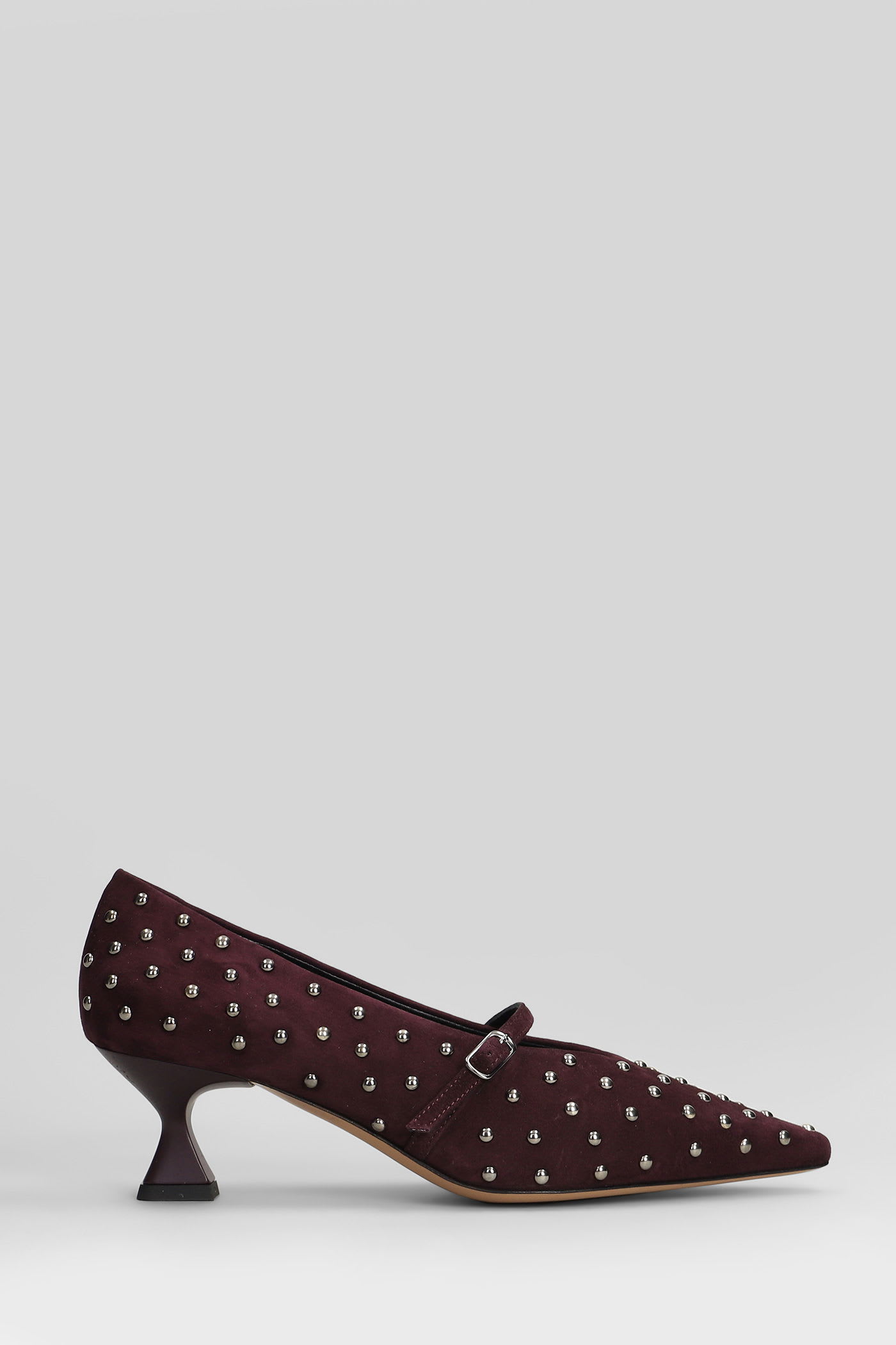 The Seller Pumps In Bordeaux Suede