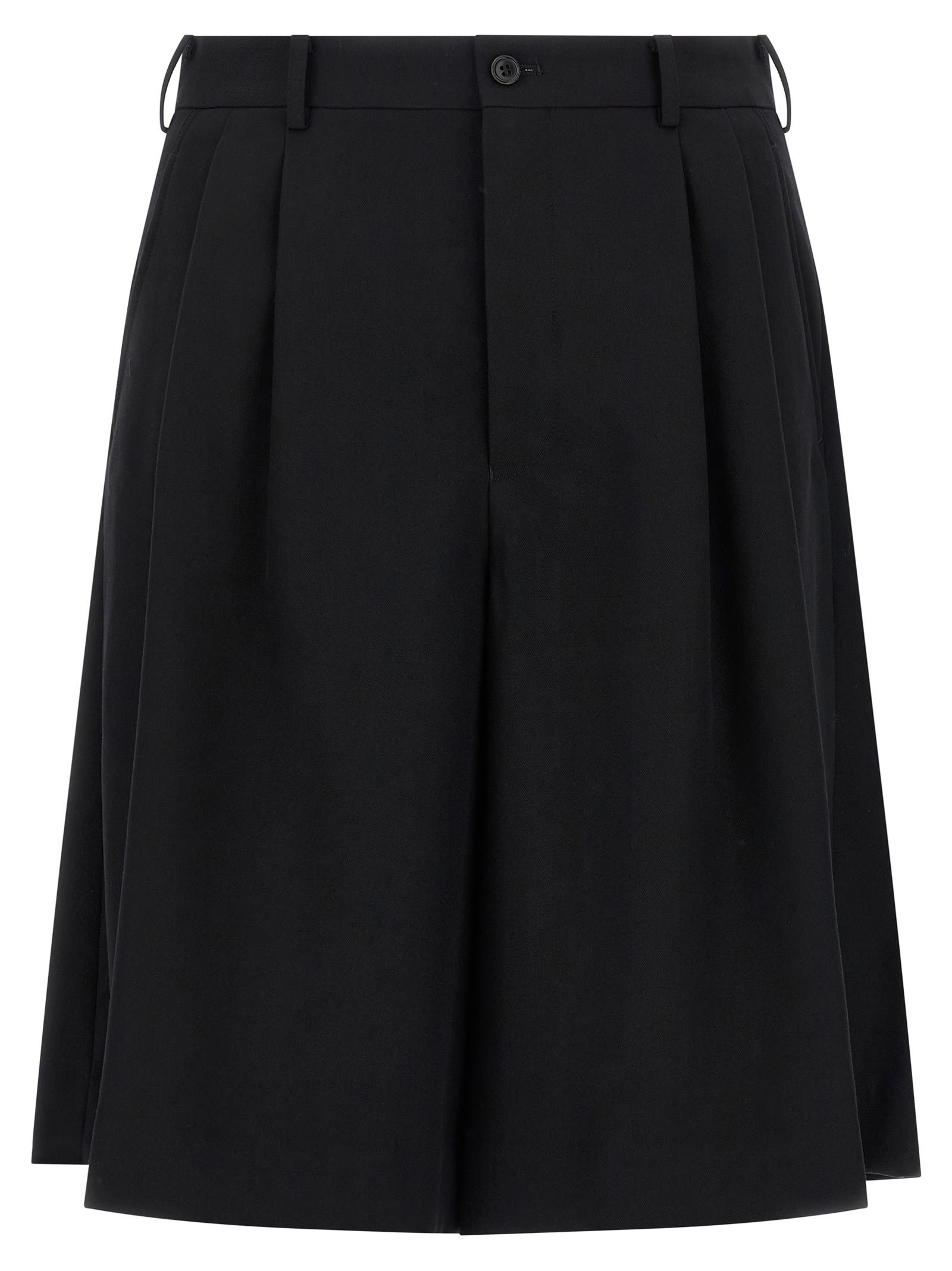 Comme Des Garçons Homme Plus Wool Bermuda Shorts