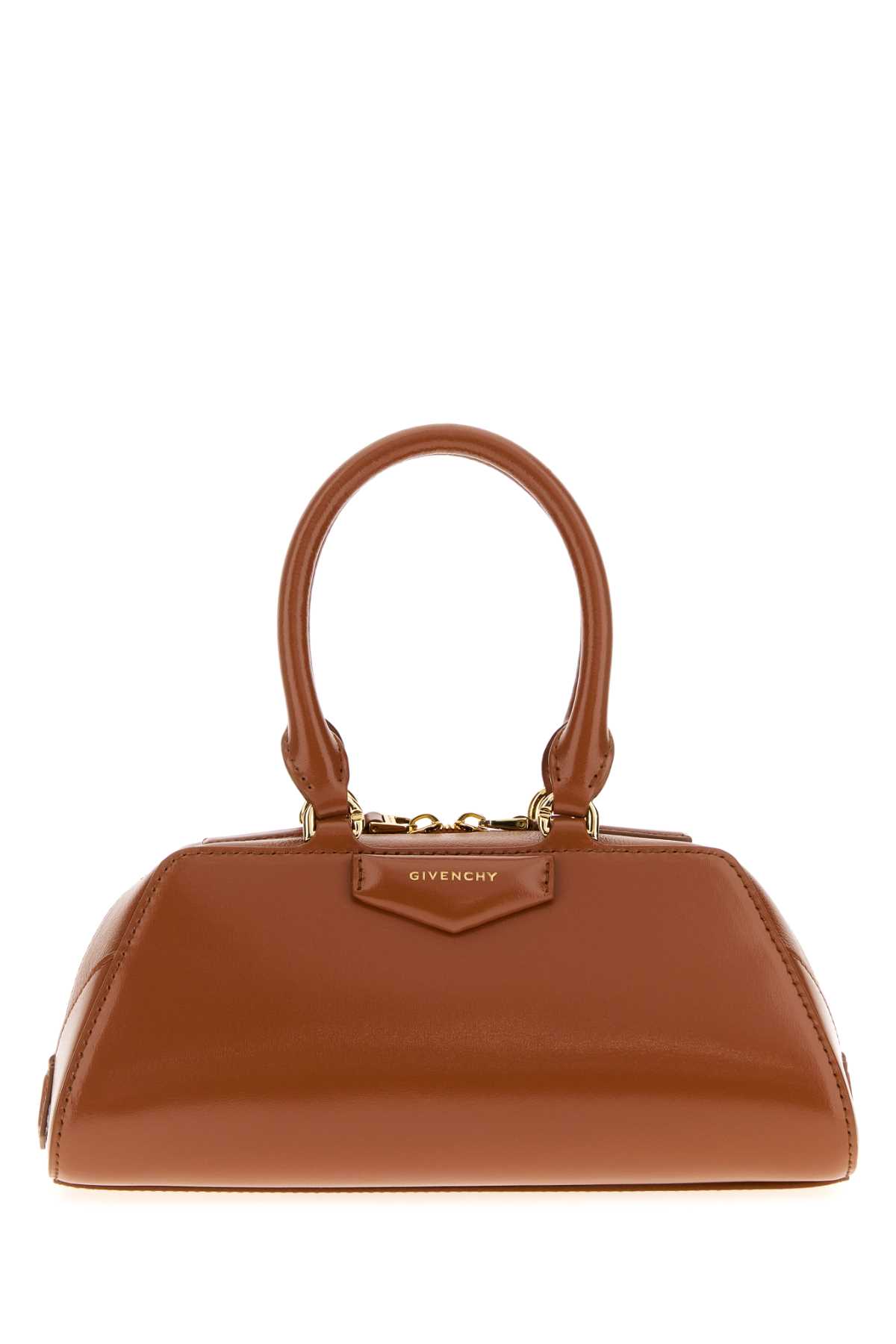 Givenchy Caramel Leather Mini Antigona Handbag