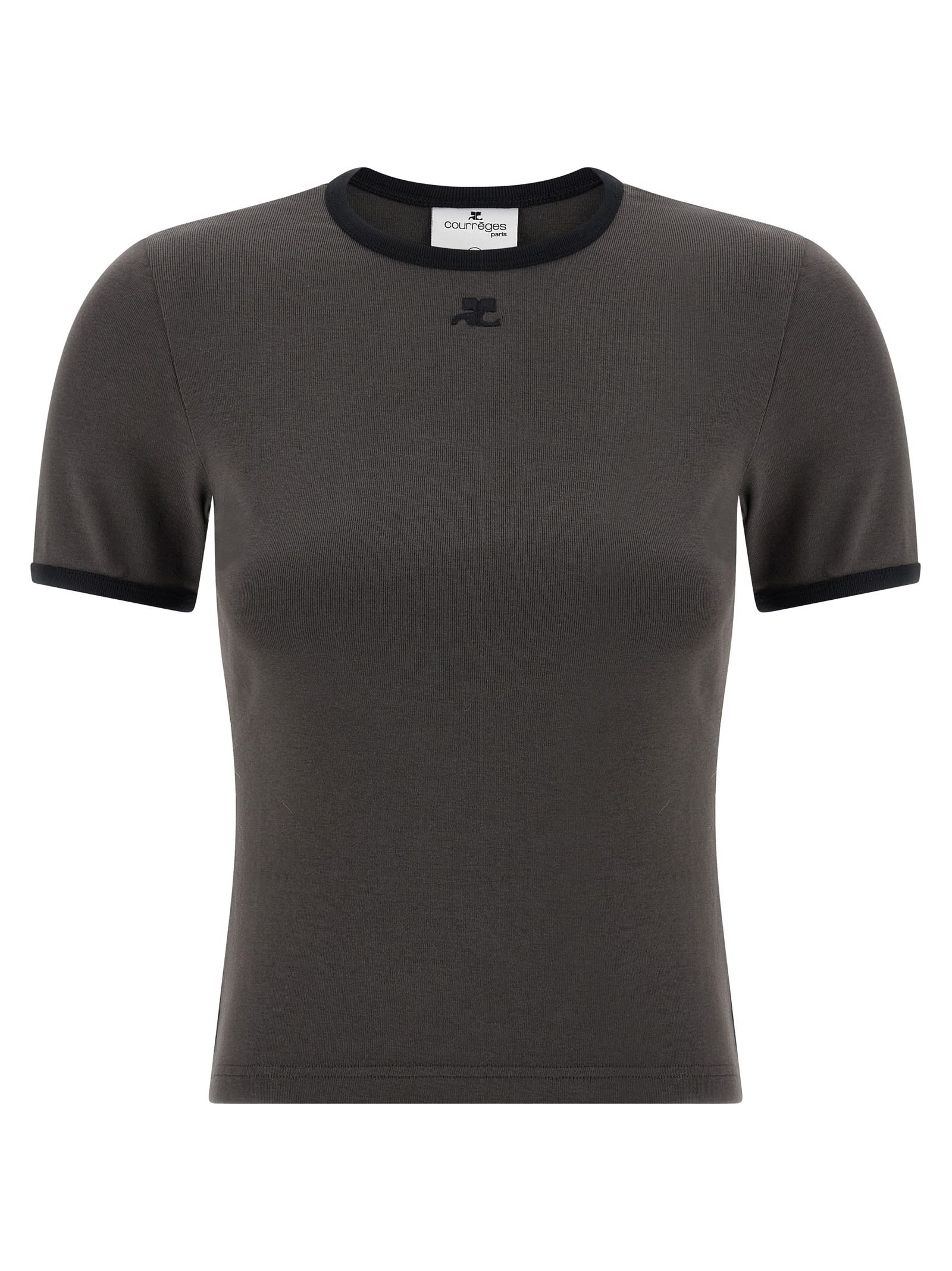Courrèges signature Contrast T-shirt