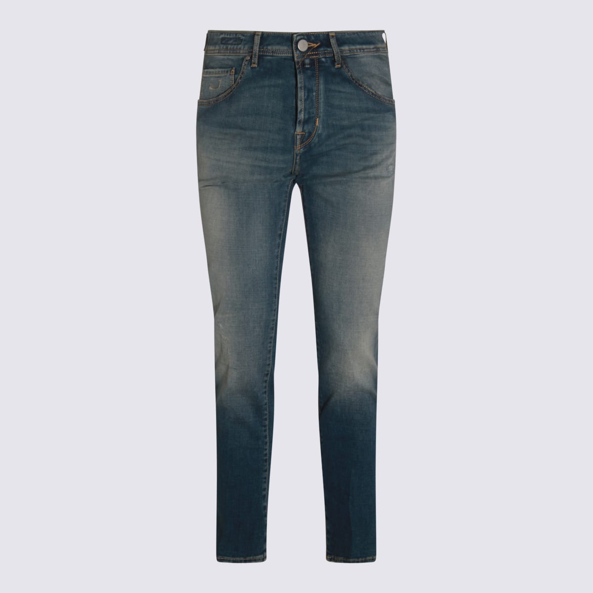 Jacob Cohen Blue Cotton Denim Jeans