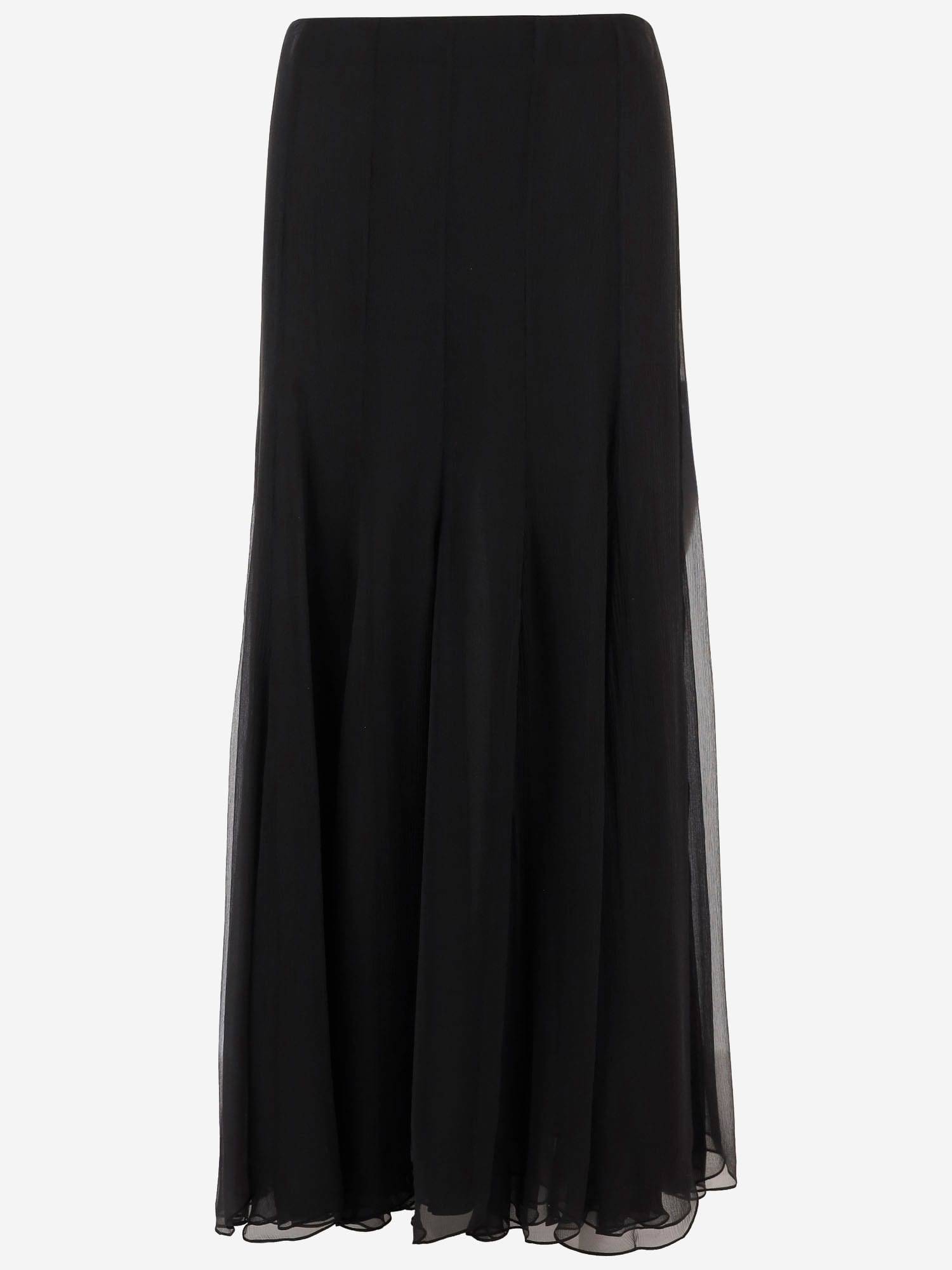 Chloé Long Silk Skirt