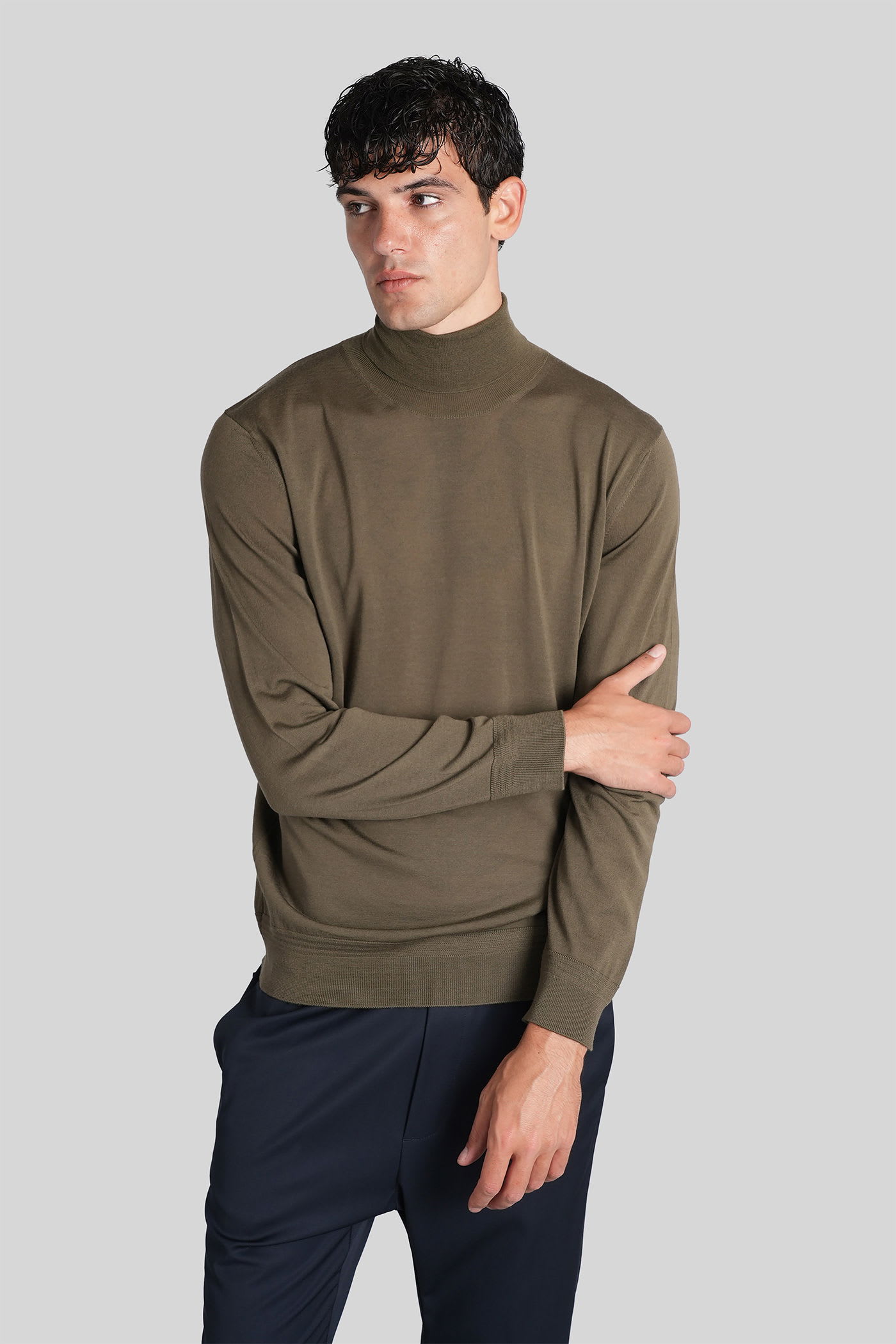 Barena Camio Knitwear In Green Wool