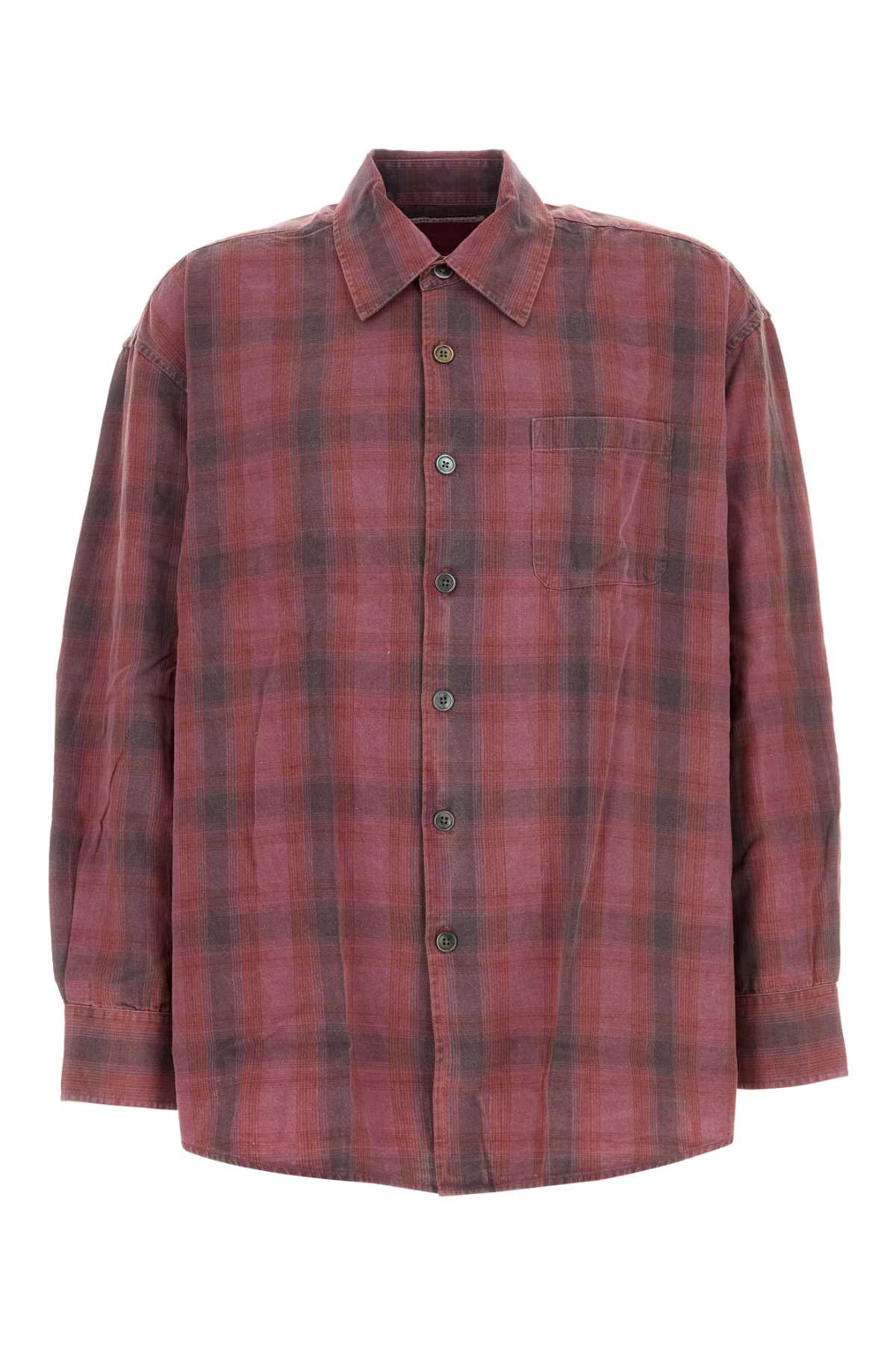 Our Legacy Embroidered Cotton Oversize Borrowed Shirt