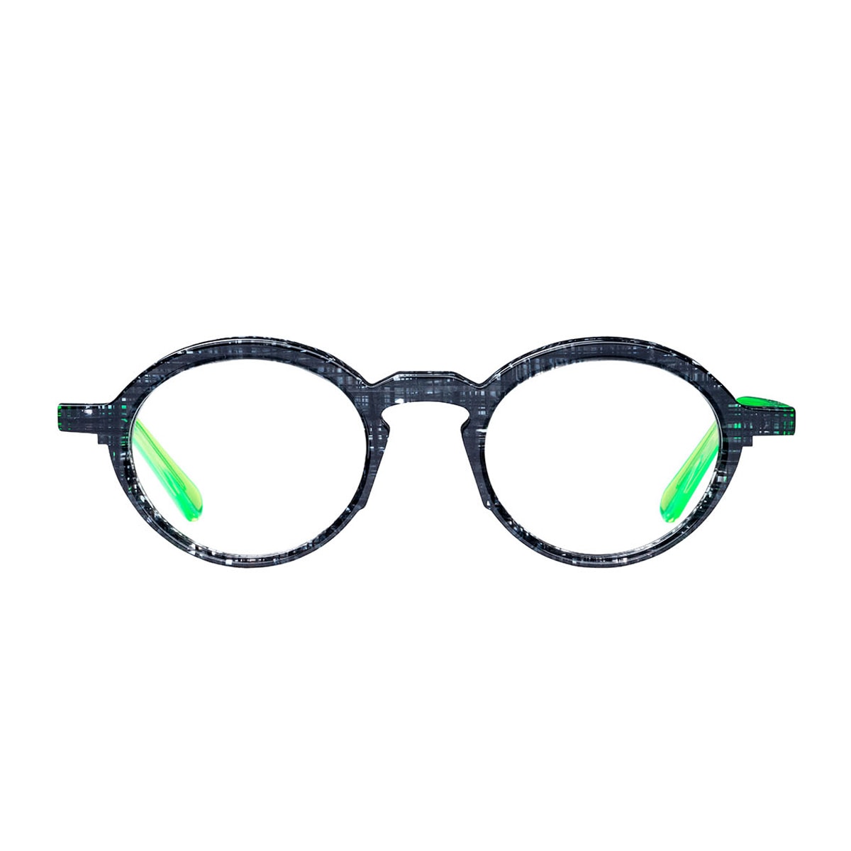 Matttew Opuntia 1068 Cristallo Nero Verde Glasses