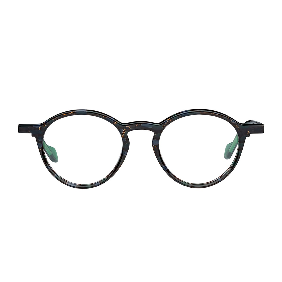 Matttew Cereus 1147 Verde Cristallo Nero Glasses
