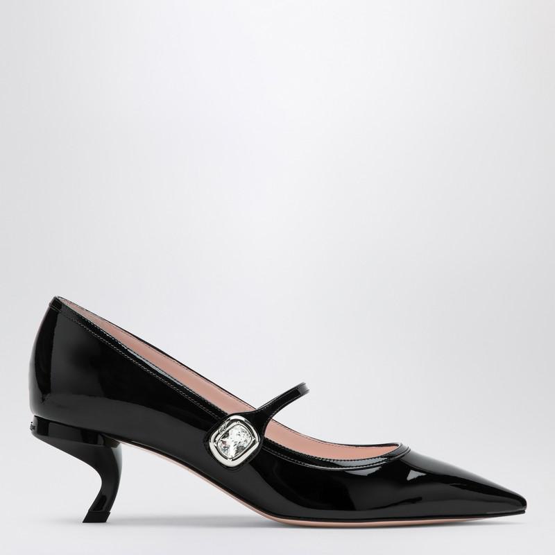 Roger Vivier Patent Mary Jane Virgule Decolletés