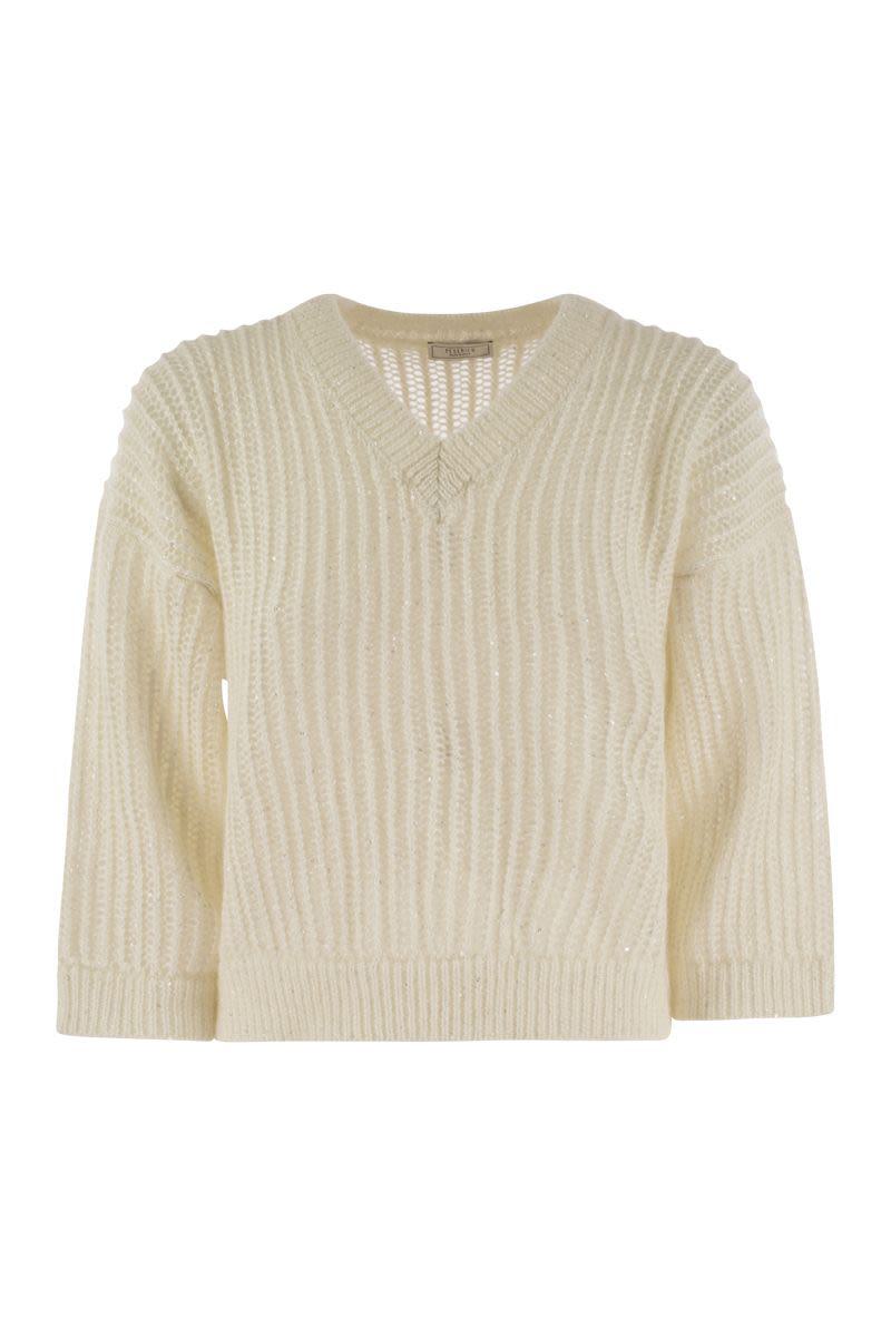 Peserico Tricot Sweater With Micropaillettes