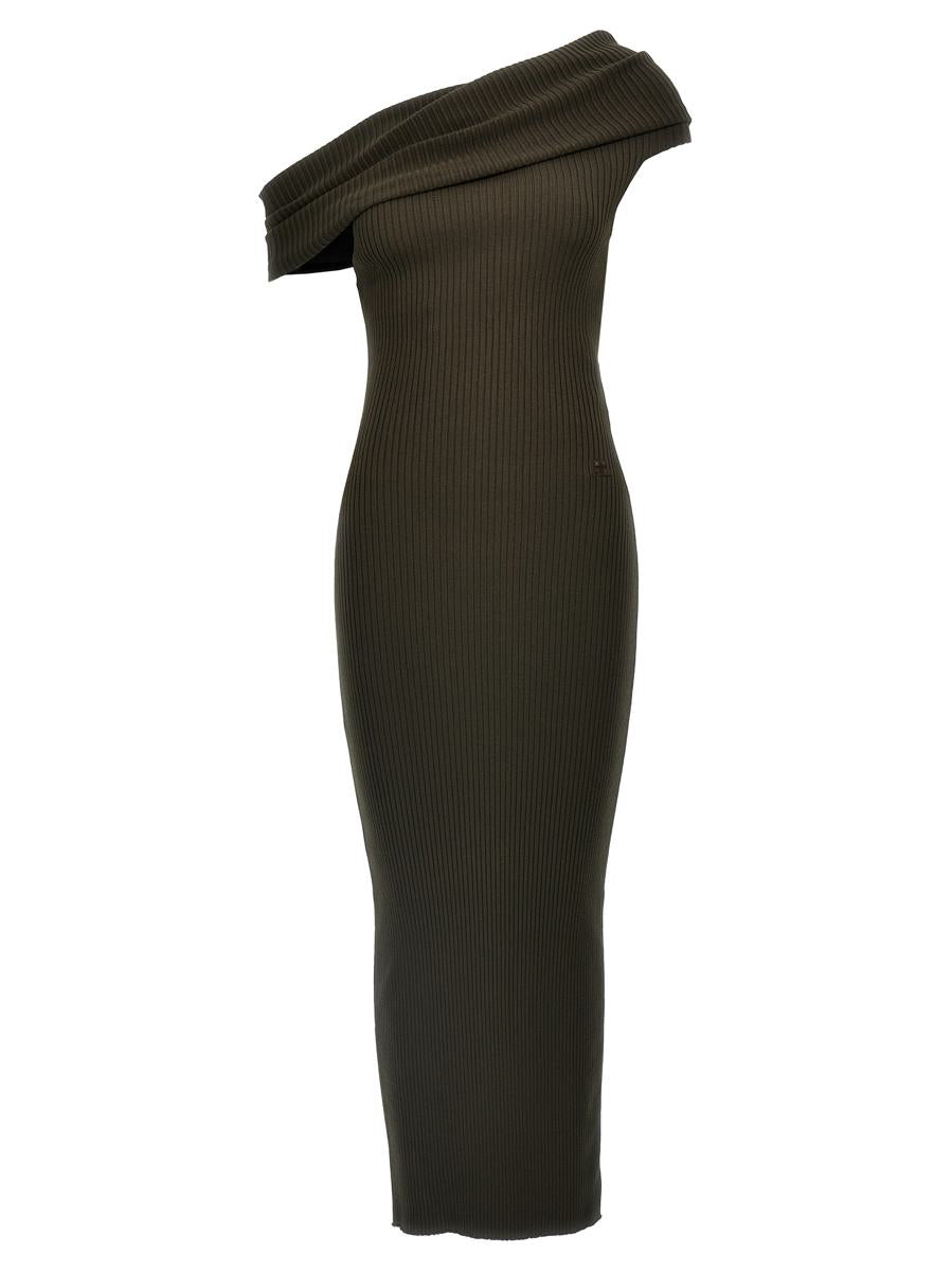 Courrèges 'Twist Rib Knit Long' Dress