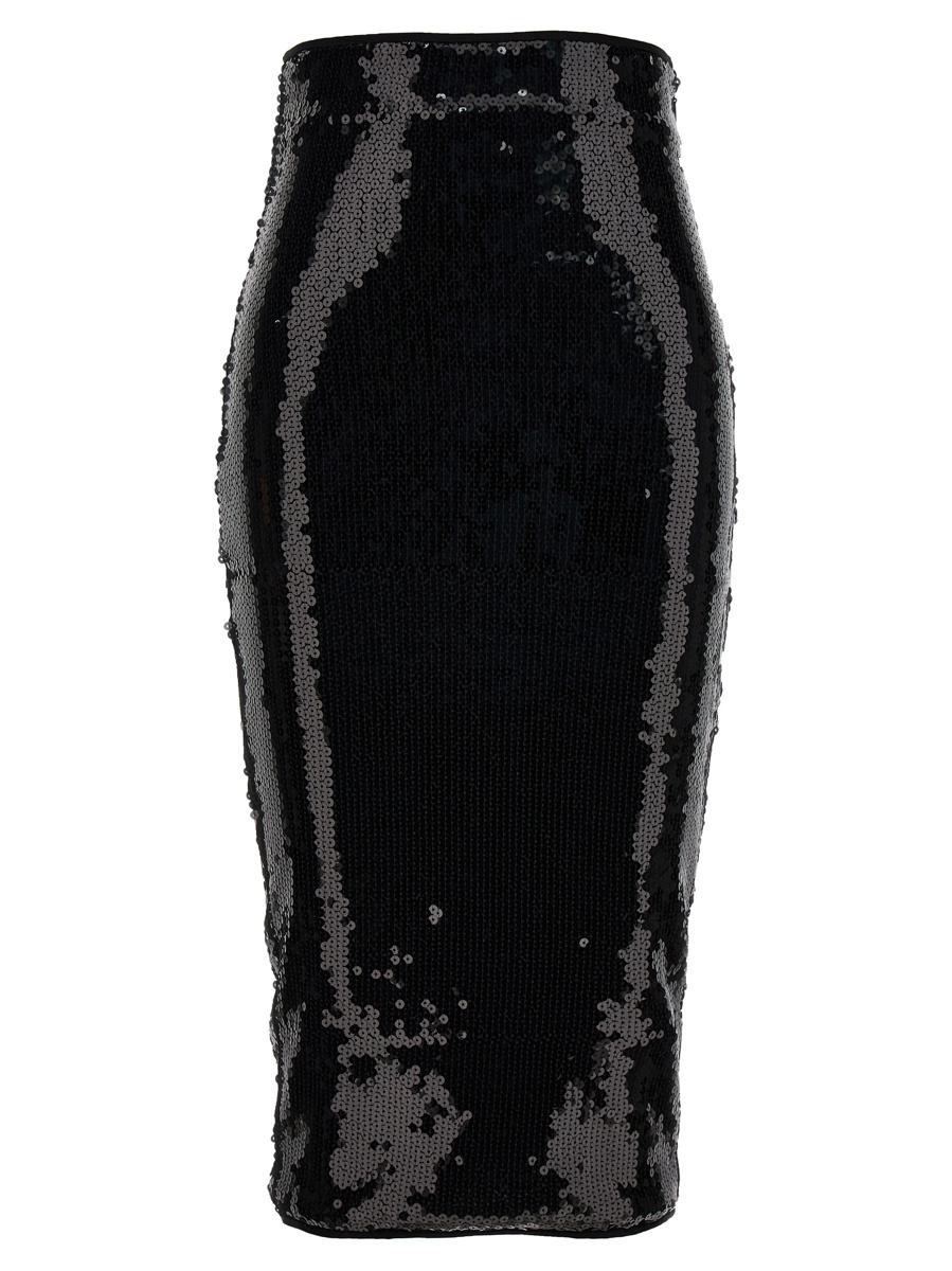 Alexandre Vauthier Mesh Midi Skirt