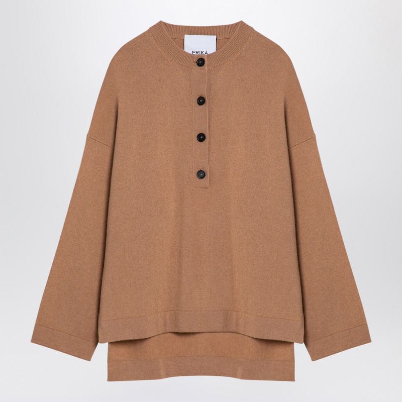 Erika Cavallini Veronica Beige Serafino Jumper