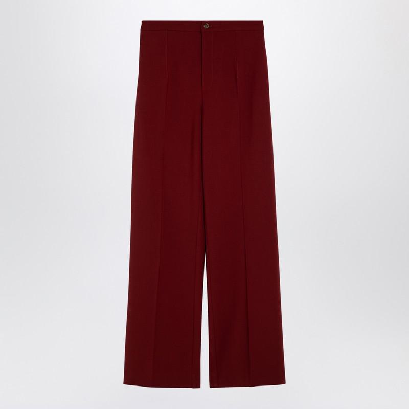 Loulou De Saison Burgundy Palazzo Trousers