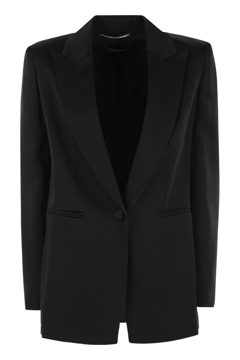Max Mara Studio Galazia - Single-Breasted Blazer In Envers Satin