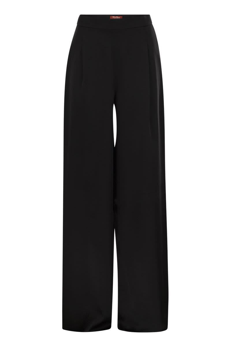 Max Mara Studio Ieti - Flowing Trousers In Envers Satin