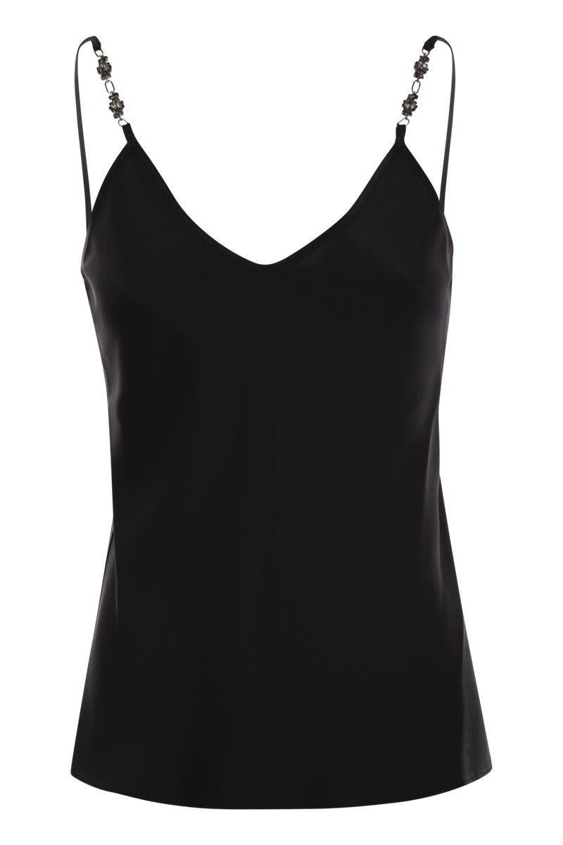Max Mara Studio Afelio - Petticoat Top In Envers Satin