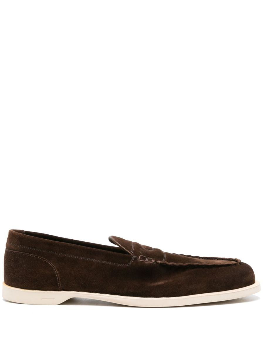 John Lobb Pace Suede Soft Casual Loafers Shoes