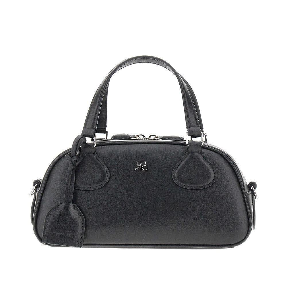 COURREGES Friday Bowling leather bag Woman One Size
