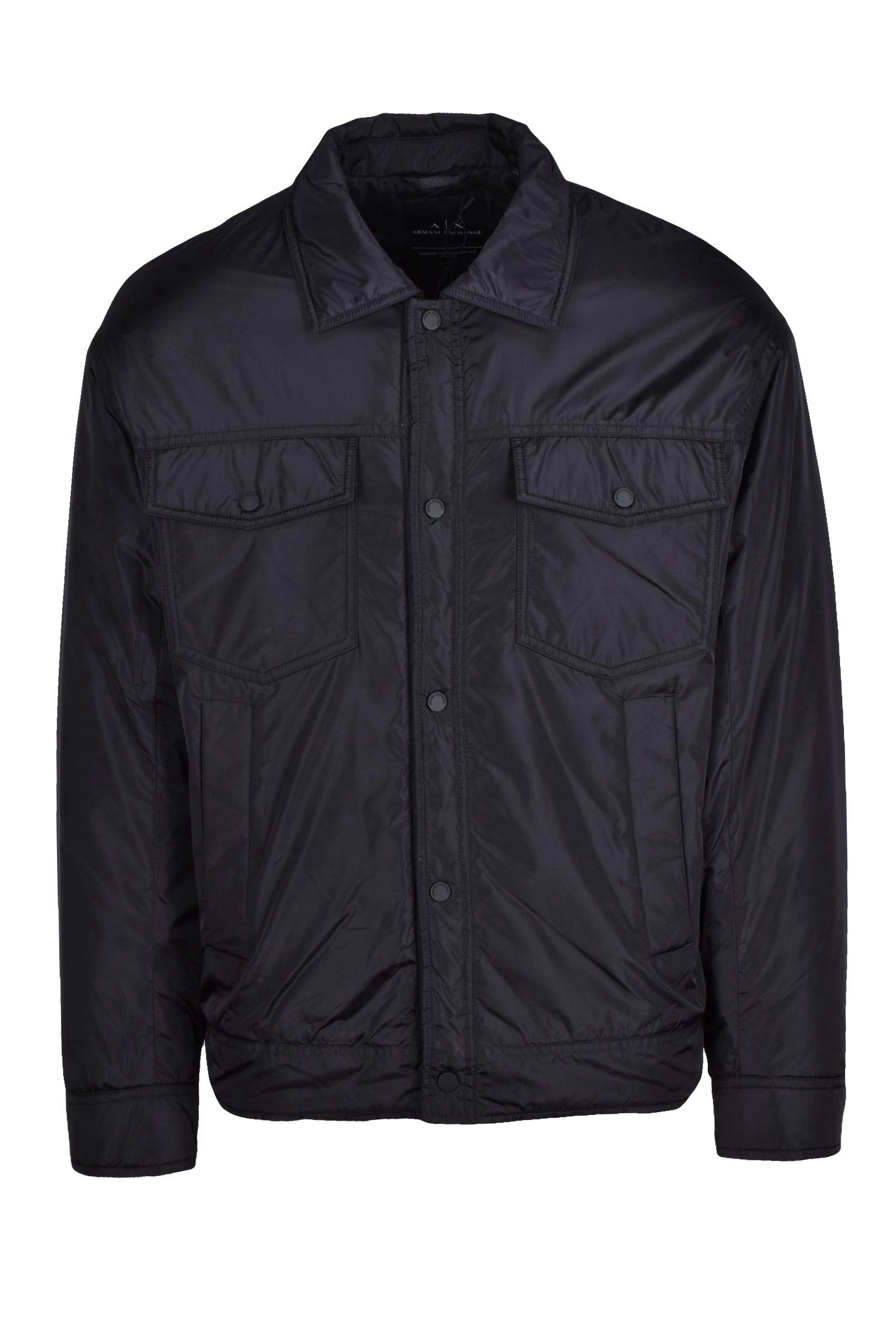 Armani Exchange Giacca in Nylon Nera