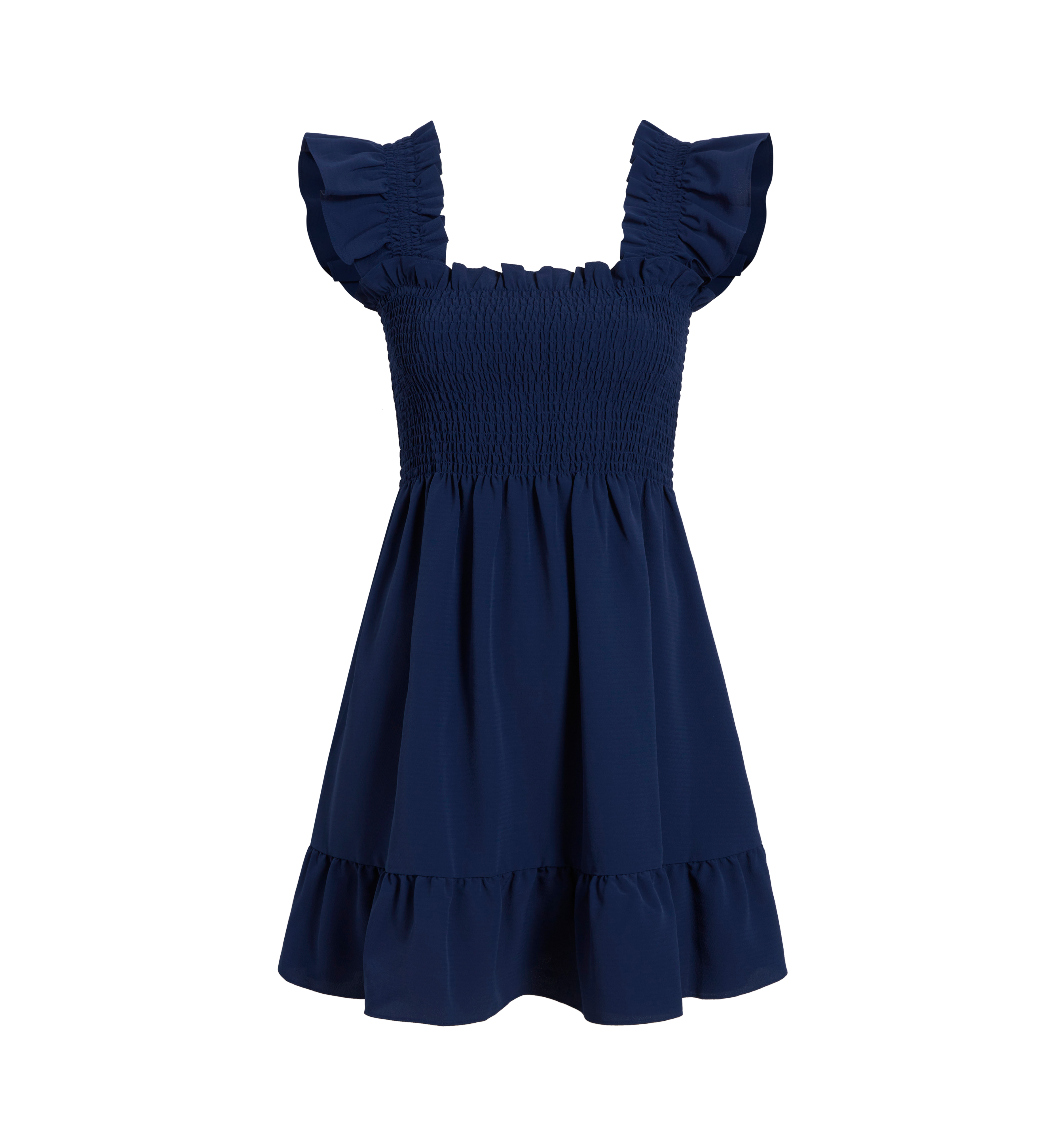 The Elizabeth Nap Dress | Navy Crepe