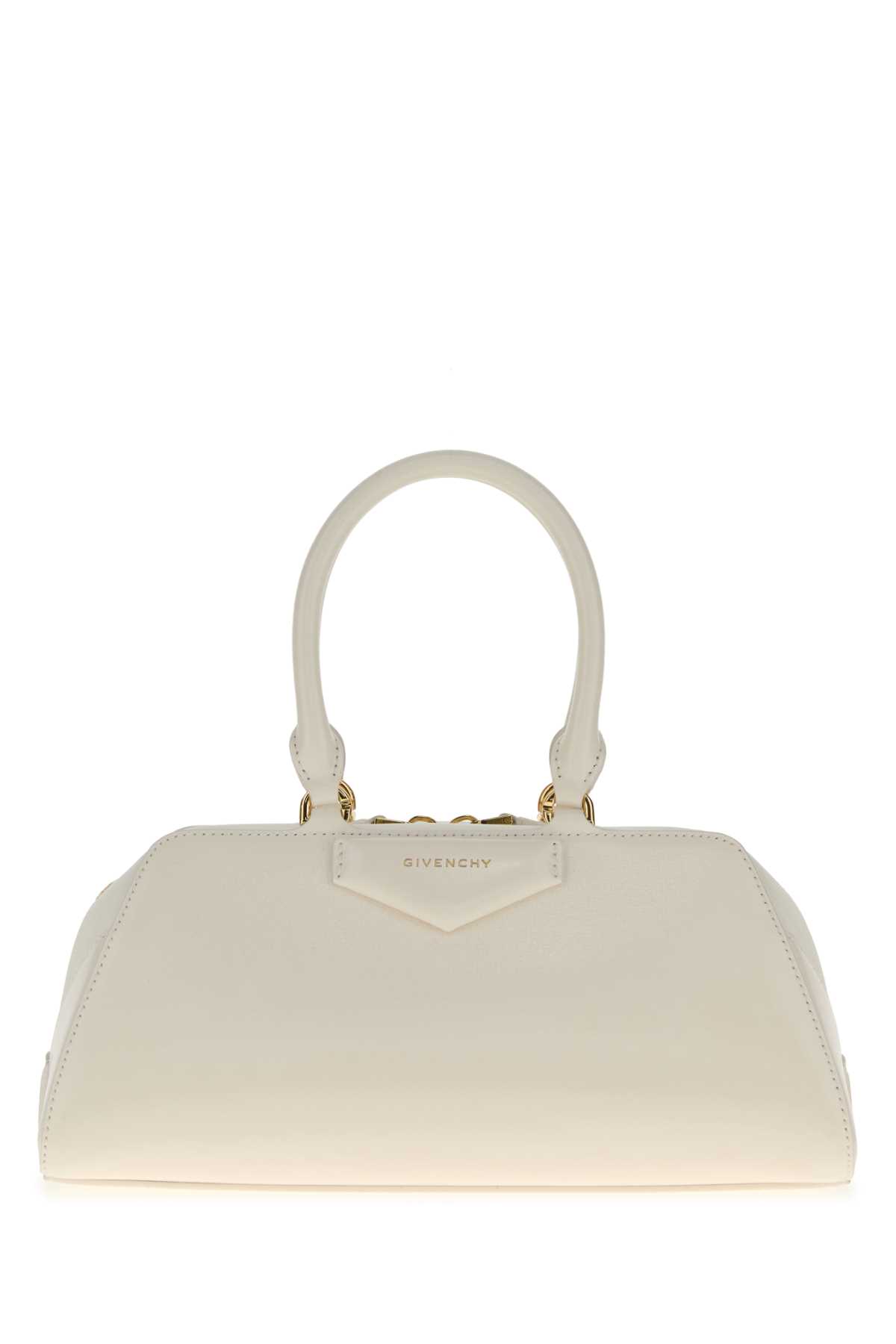 Givenchy White Leather Small Antigona Handbag