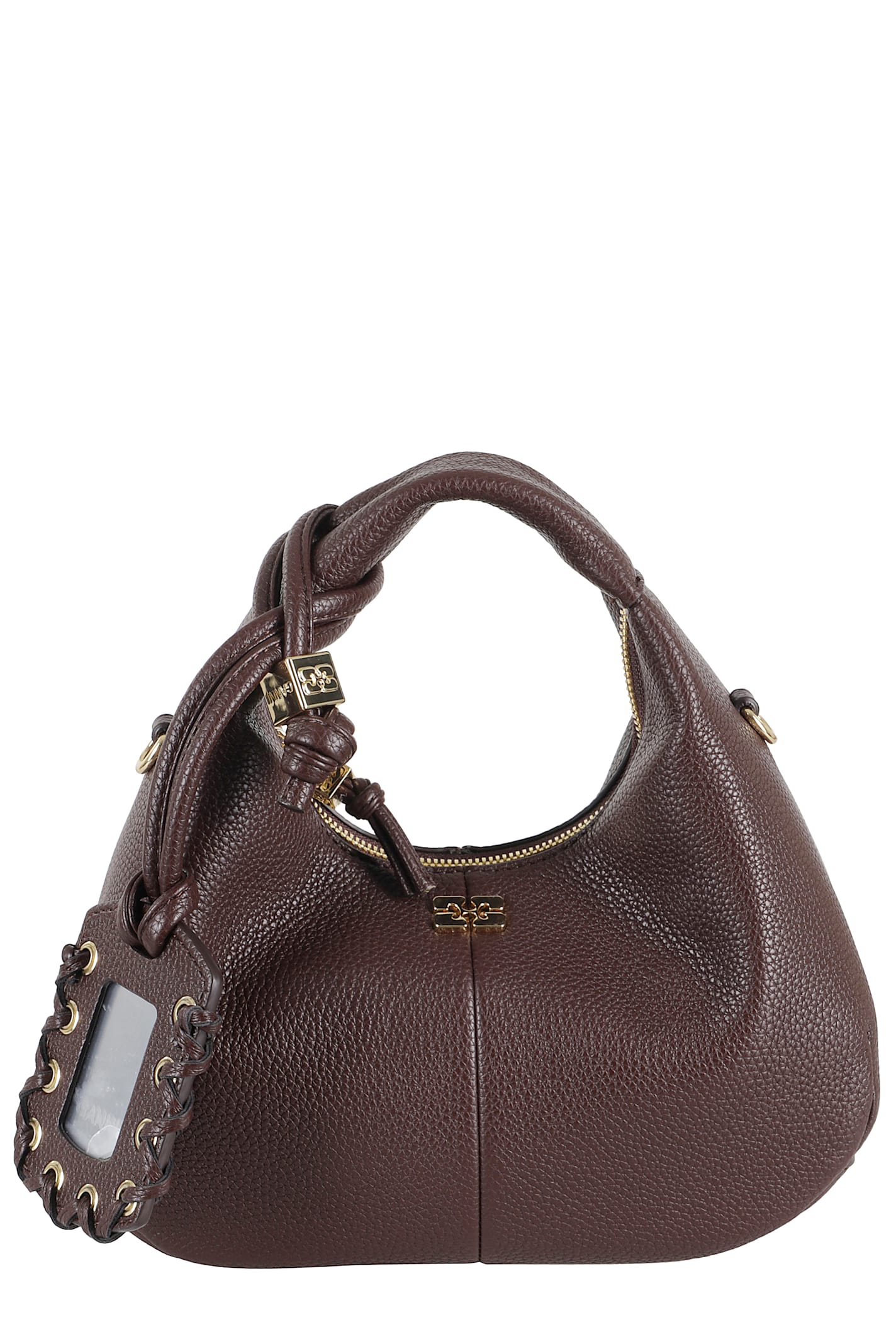 Ganni Hobo Mini Grained