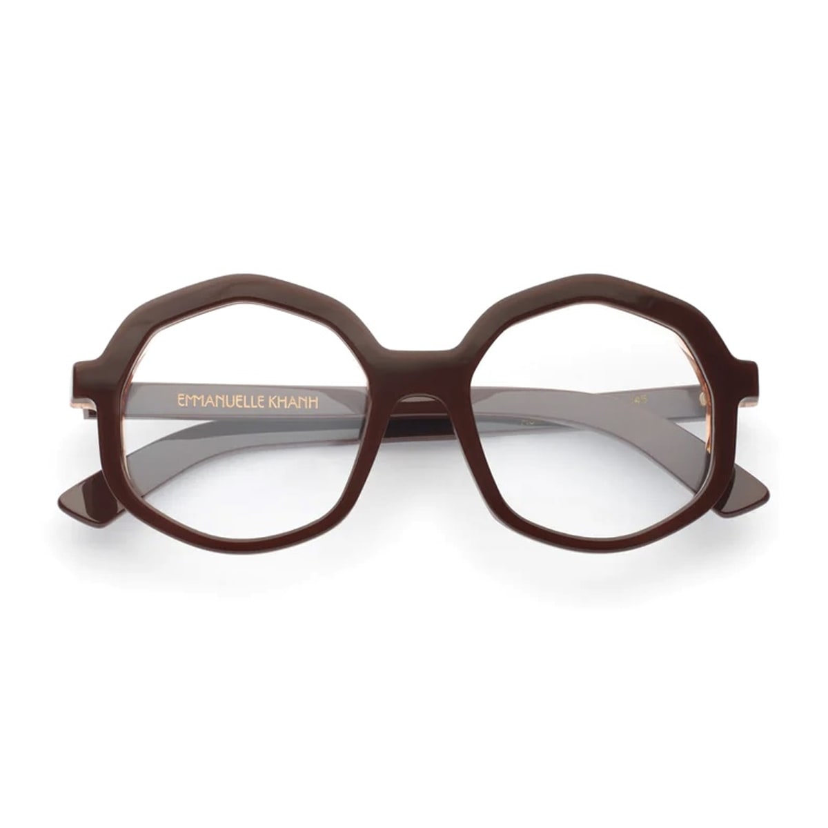 Emmanuelle Khanh Corso 966 Laque Chocolat/marrone Glasses