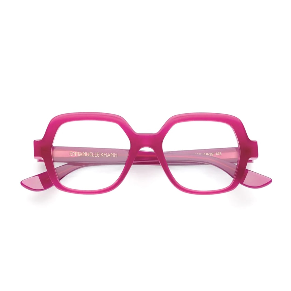 Emmanuelle Khanh Equinox 858 Fuchsia/framboise Trouble Glasses