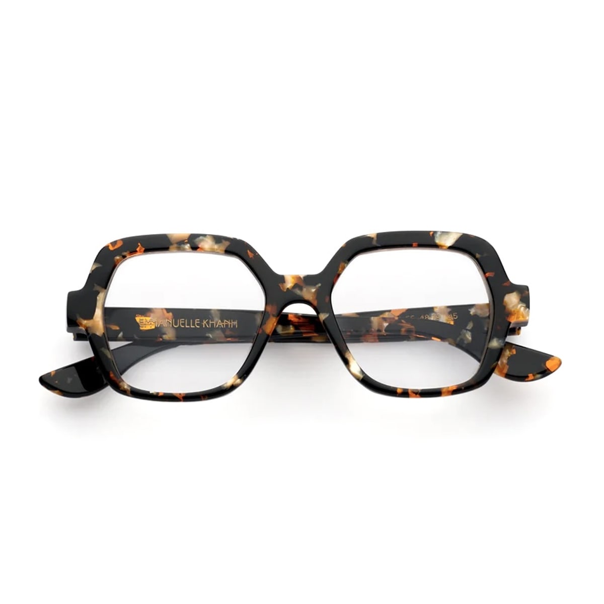 Emmanuelle Khanh Equinox 55 Nero/noir Orange Glasses