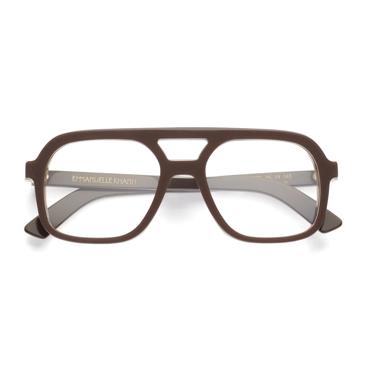Emmanuelle Khanh Massa 966 Marrone/laque Chocolat Glasses