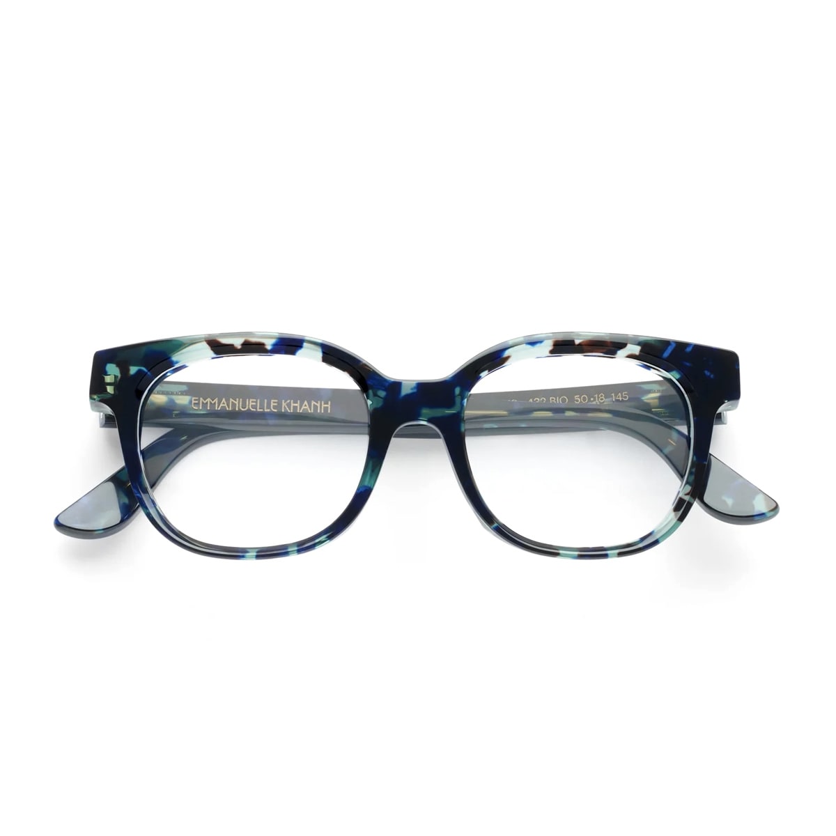 Emmanuelle Khanh Opus 432 Havana Blu/bleu Nacre Glasses