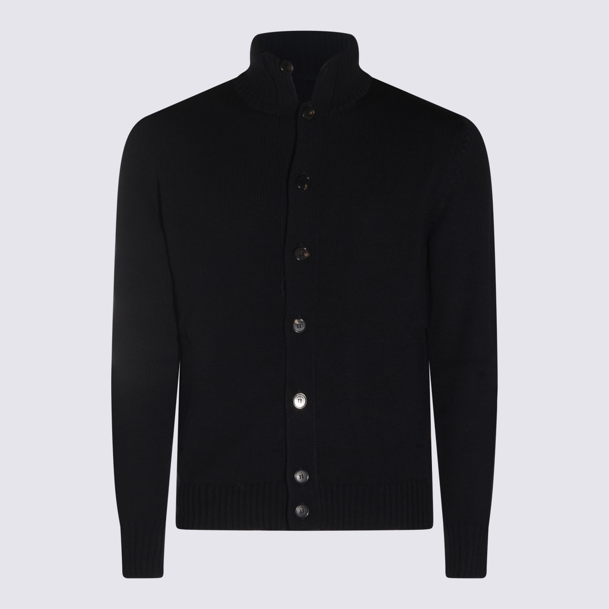 Zanone Dark Blue Wool Knitwear