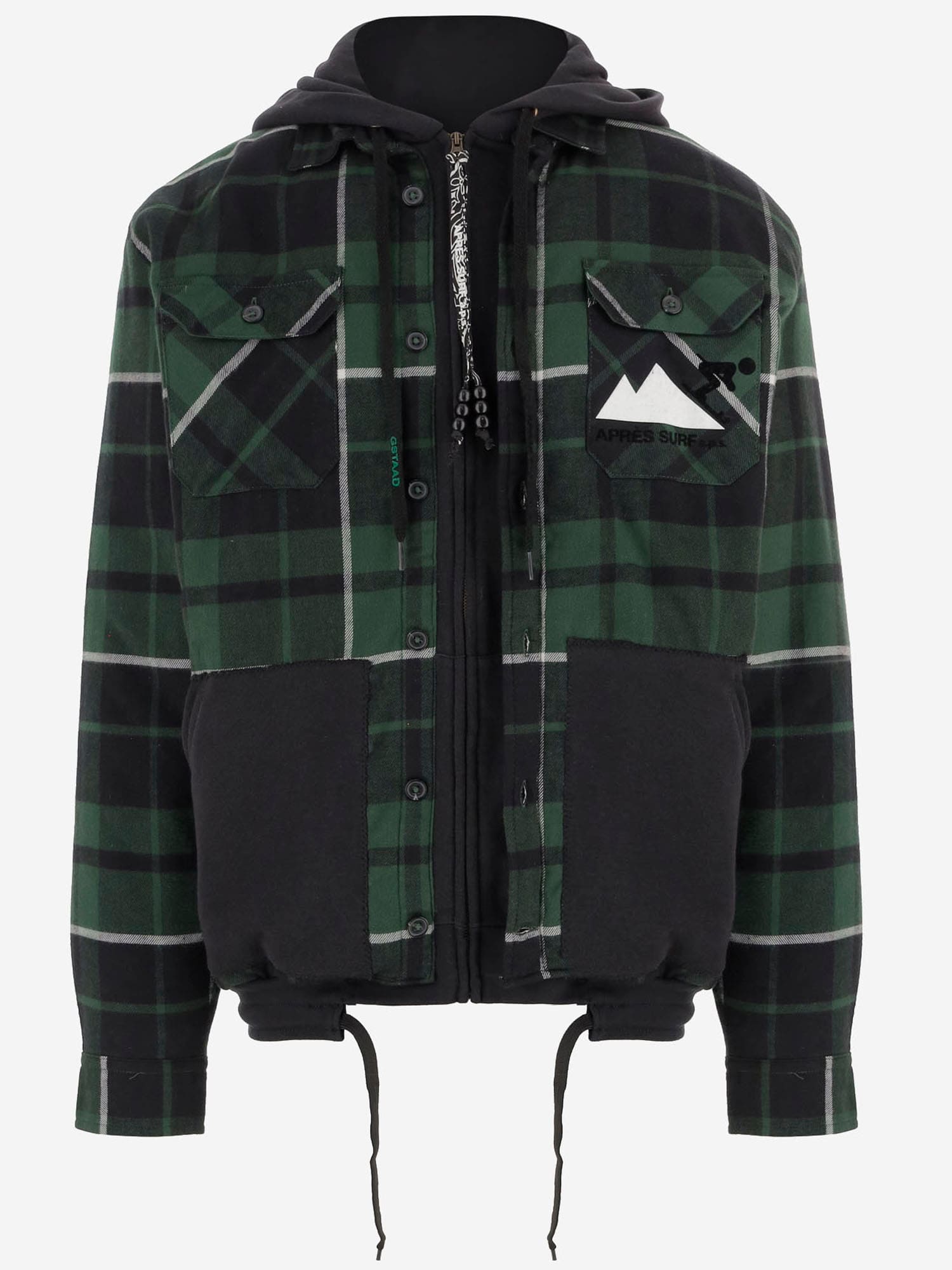 Apres Surf Cotton Blend Jacket With Back Print