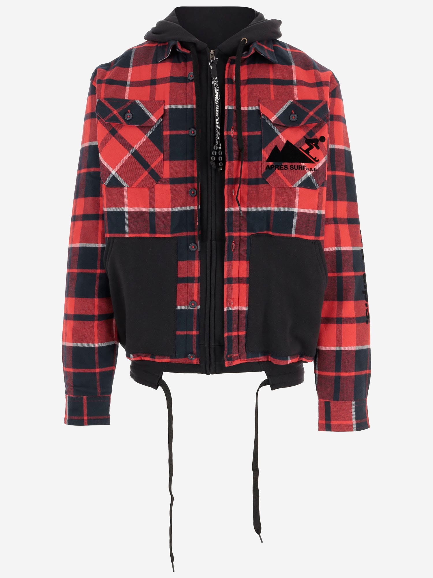 Apres Surf Cotton Blend Jacket With Back Print