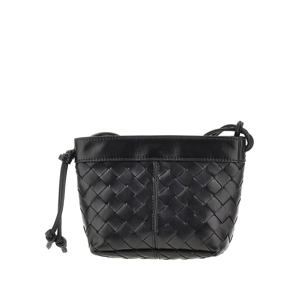 BOTTEGA VENETA Intrecciato leather shoulder strap pouch Woman One Size