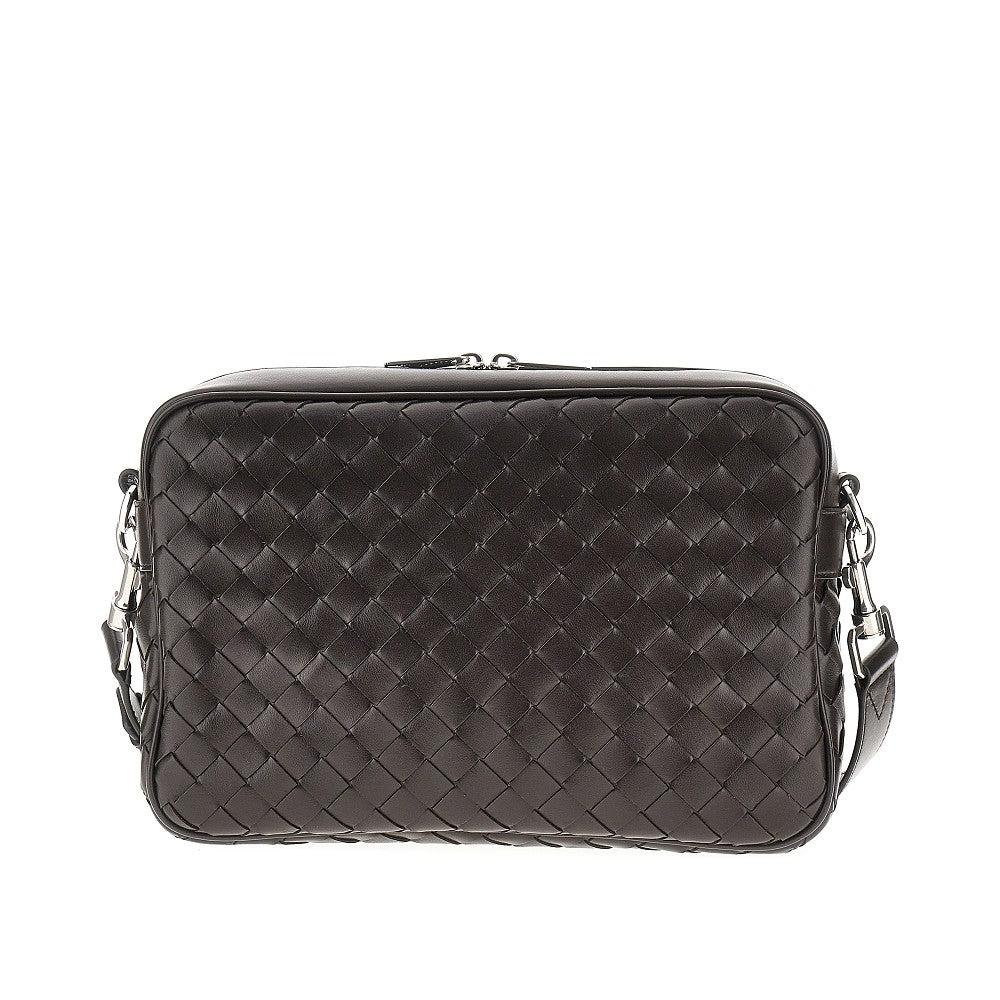BOTTEGA VENETA Intrecciato leather camera bag Man One Size