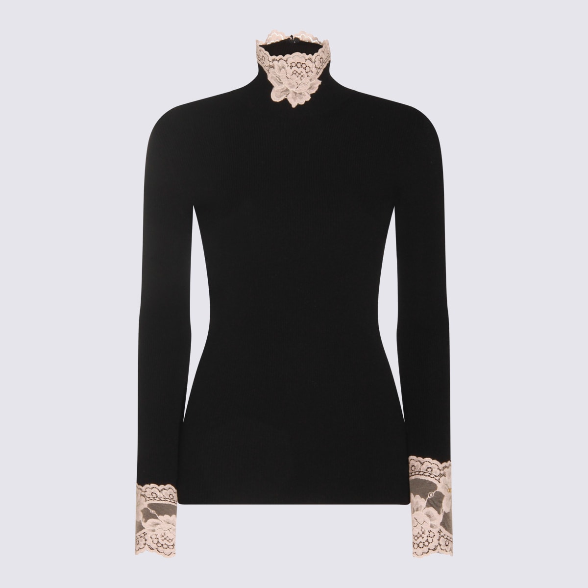 Valentino Black Cashmere Knitwear