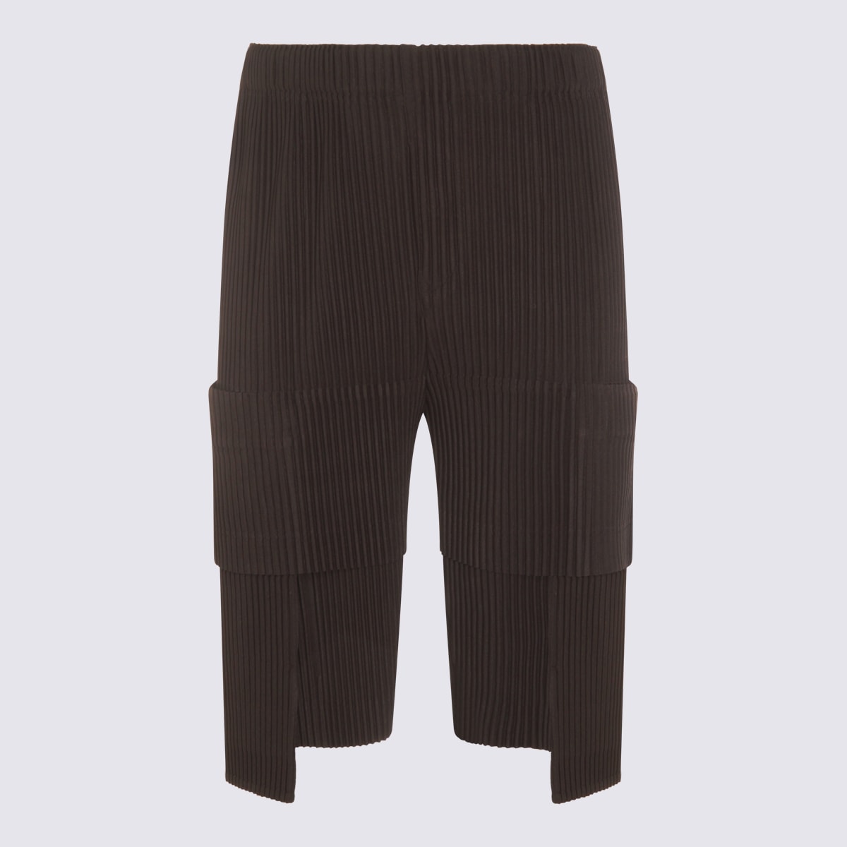 Homme Plissé Issey Miyake Dark Grey Shorts
