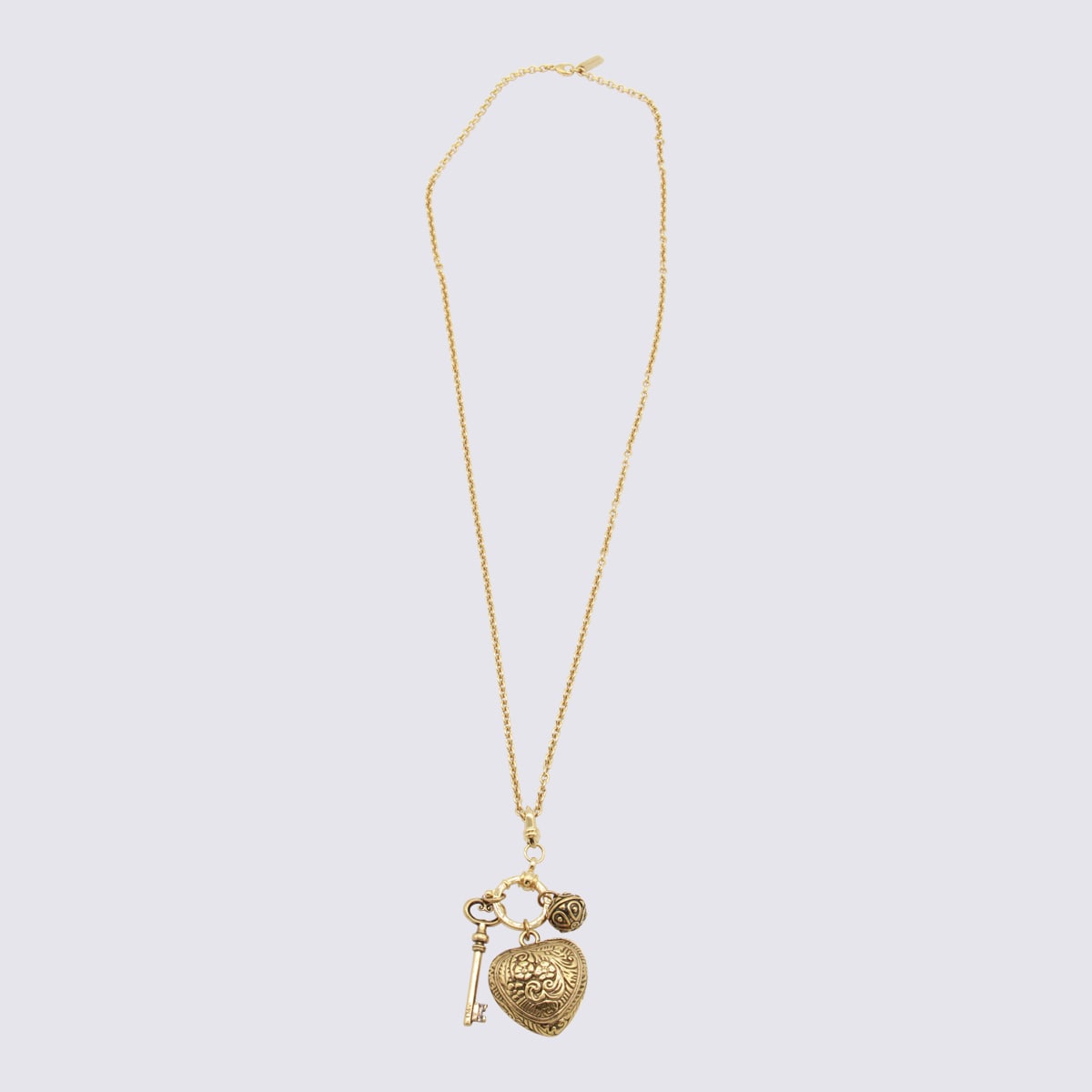 Chloé Gold Tone Metal Necklace